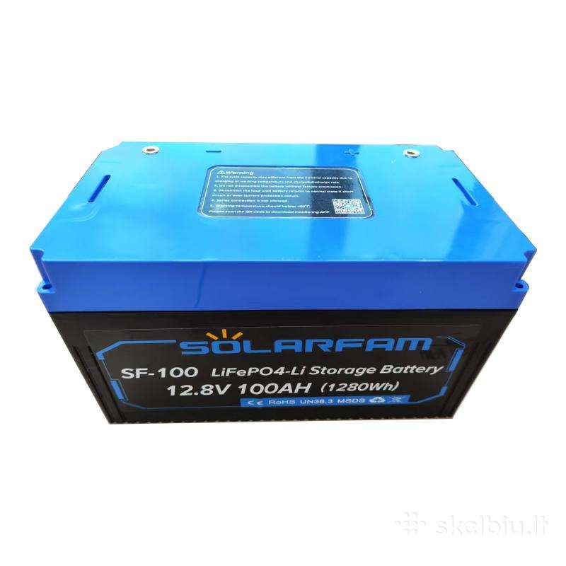 Lifepo4 baterija Solarfam 12.8v 100ah