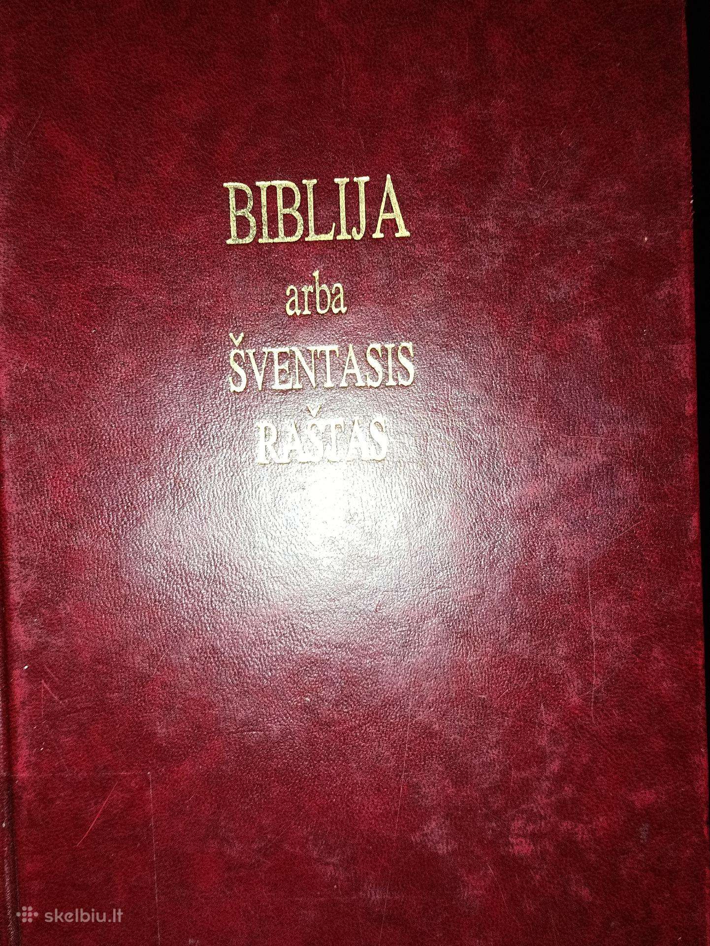 Biblija arba sventasis rastas