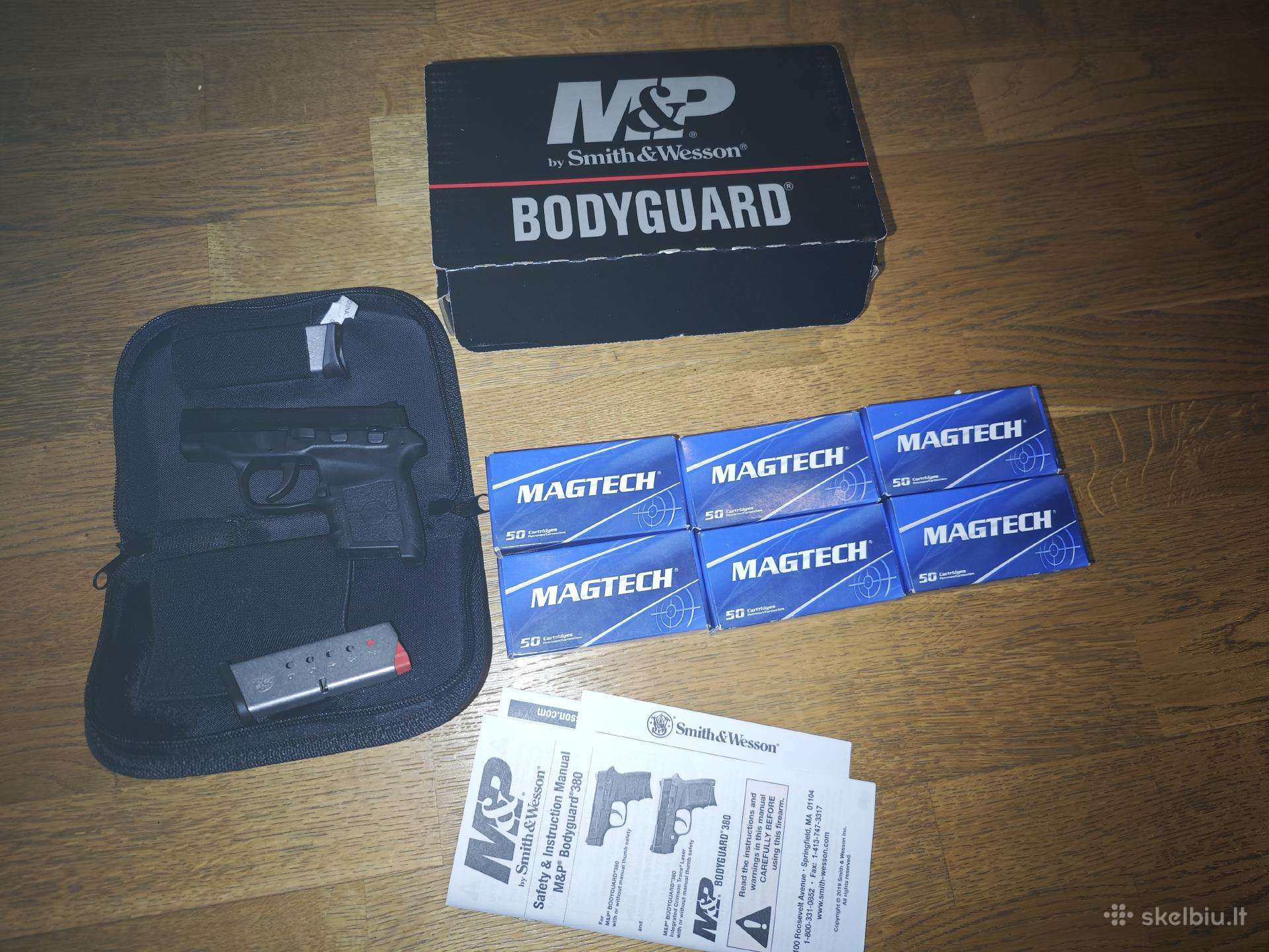 Pistoletas Smith & Wesson M&p Bodyguard 380 su šov