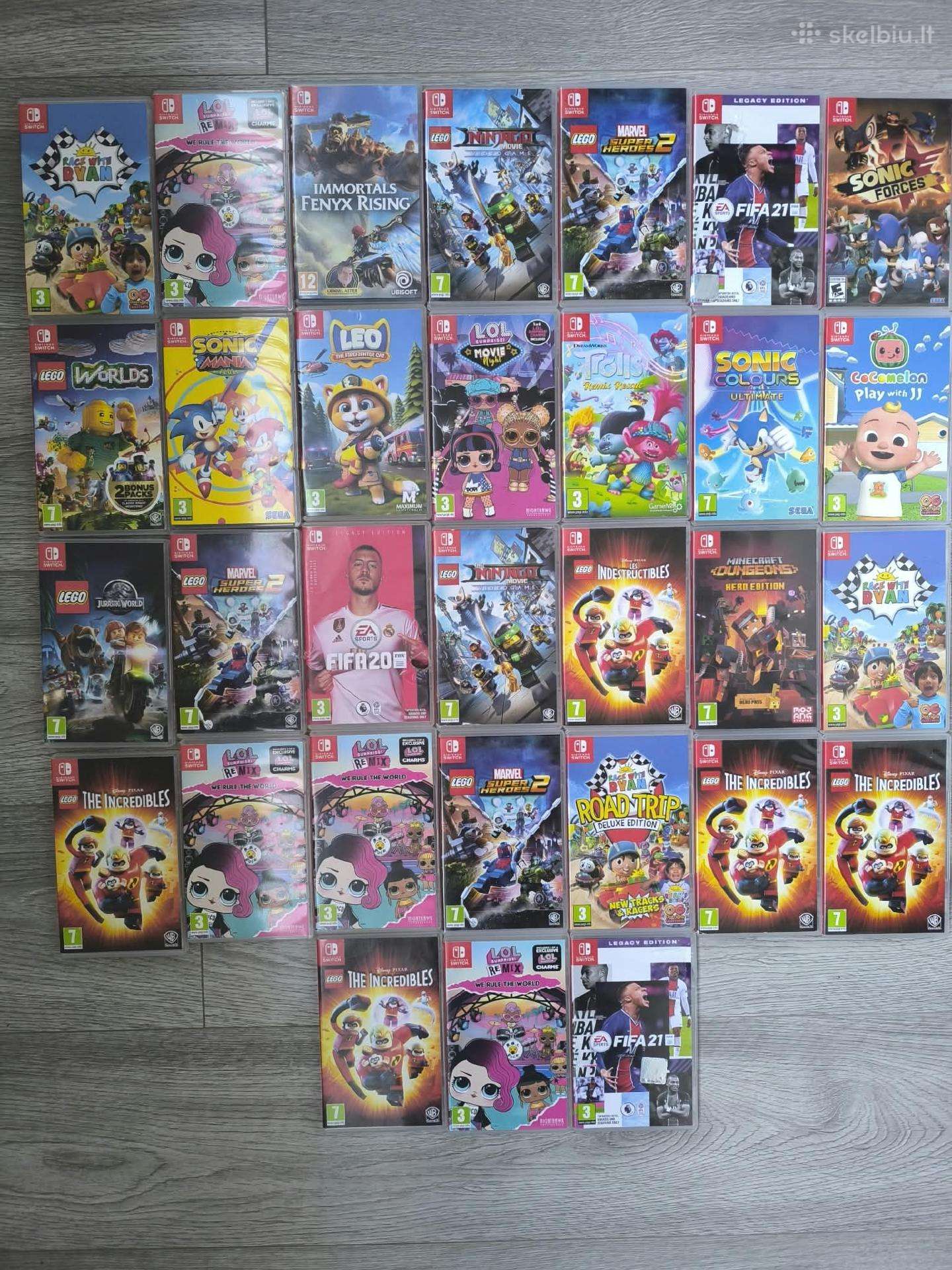 Nintendo switch zaidimai !