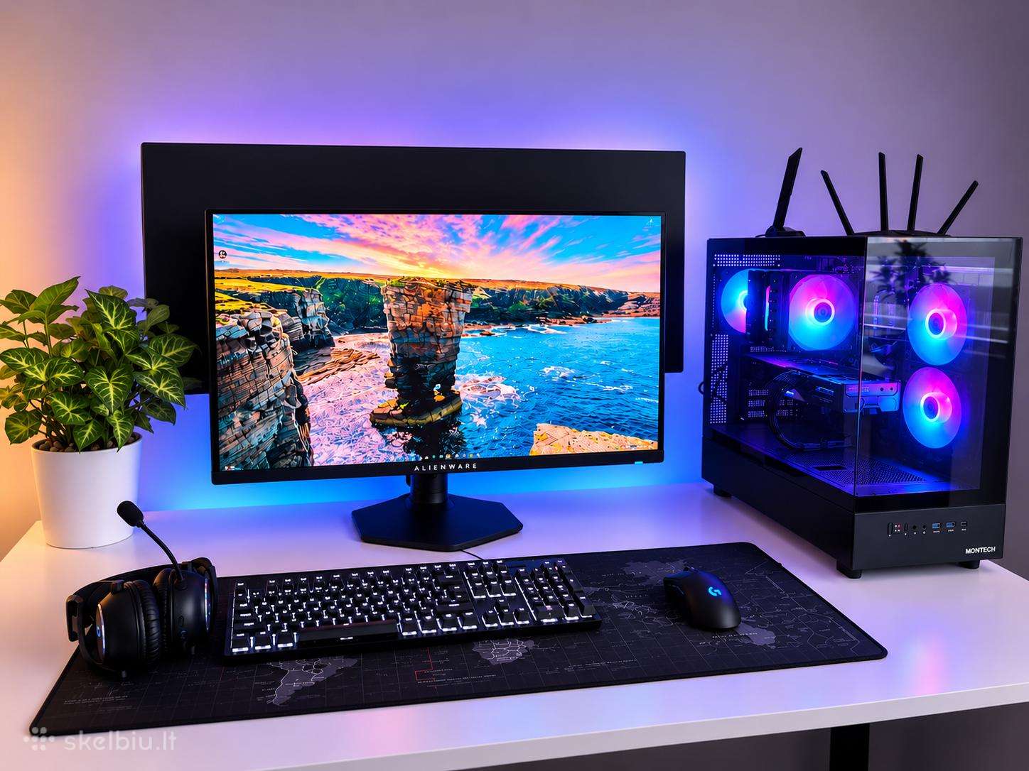 7800x3d/32gb/1tb/rx 9070 XT + 27'' 360hz Oled +