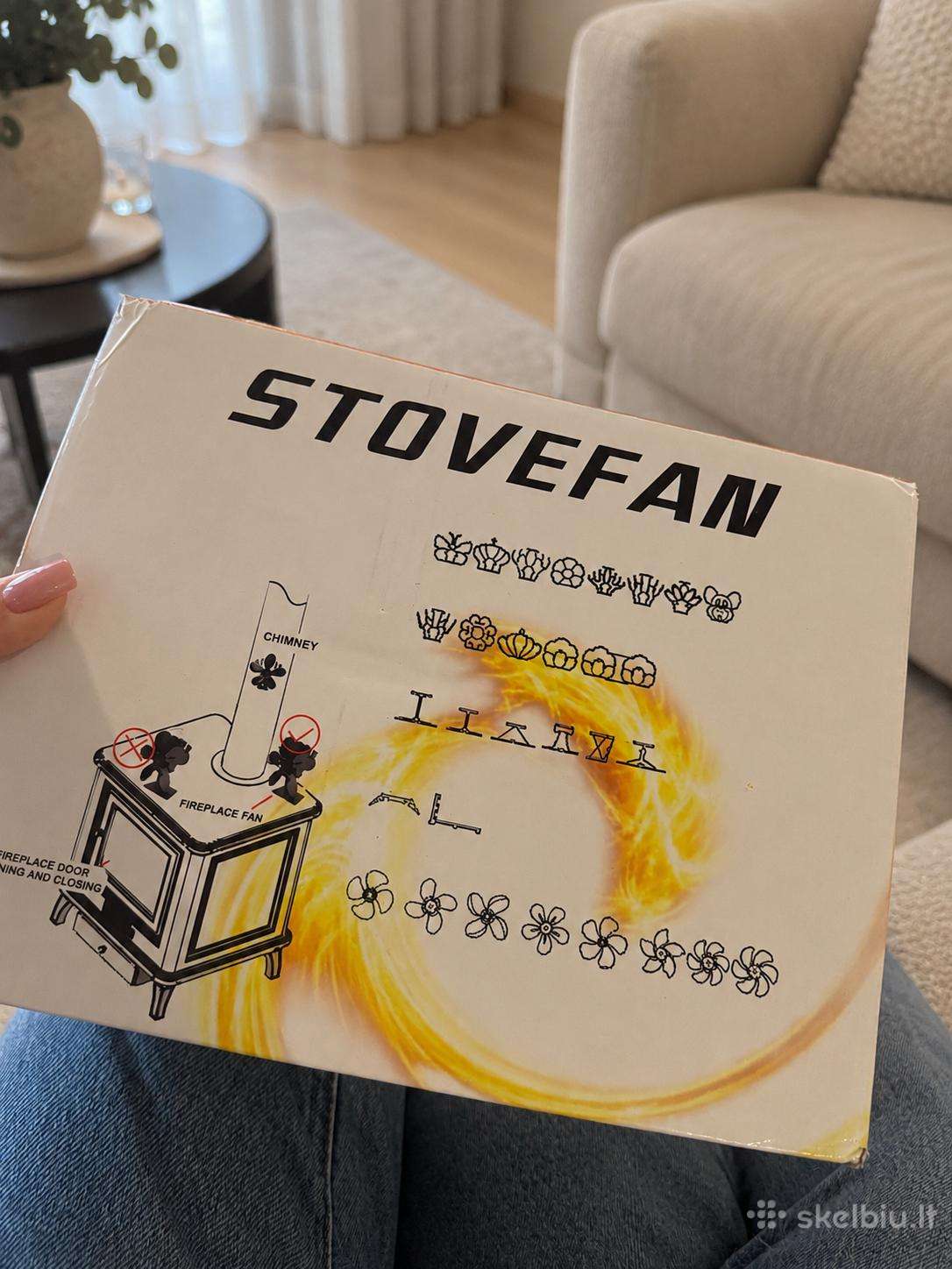 Stovefan – židinio ir krosnelės ventiliatorius