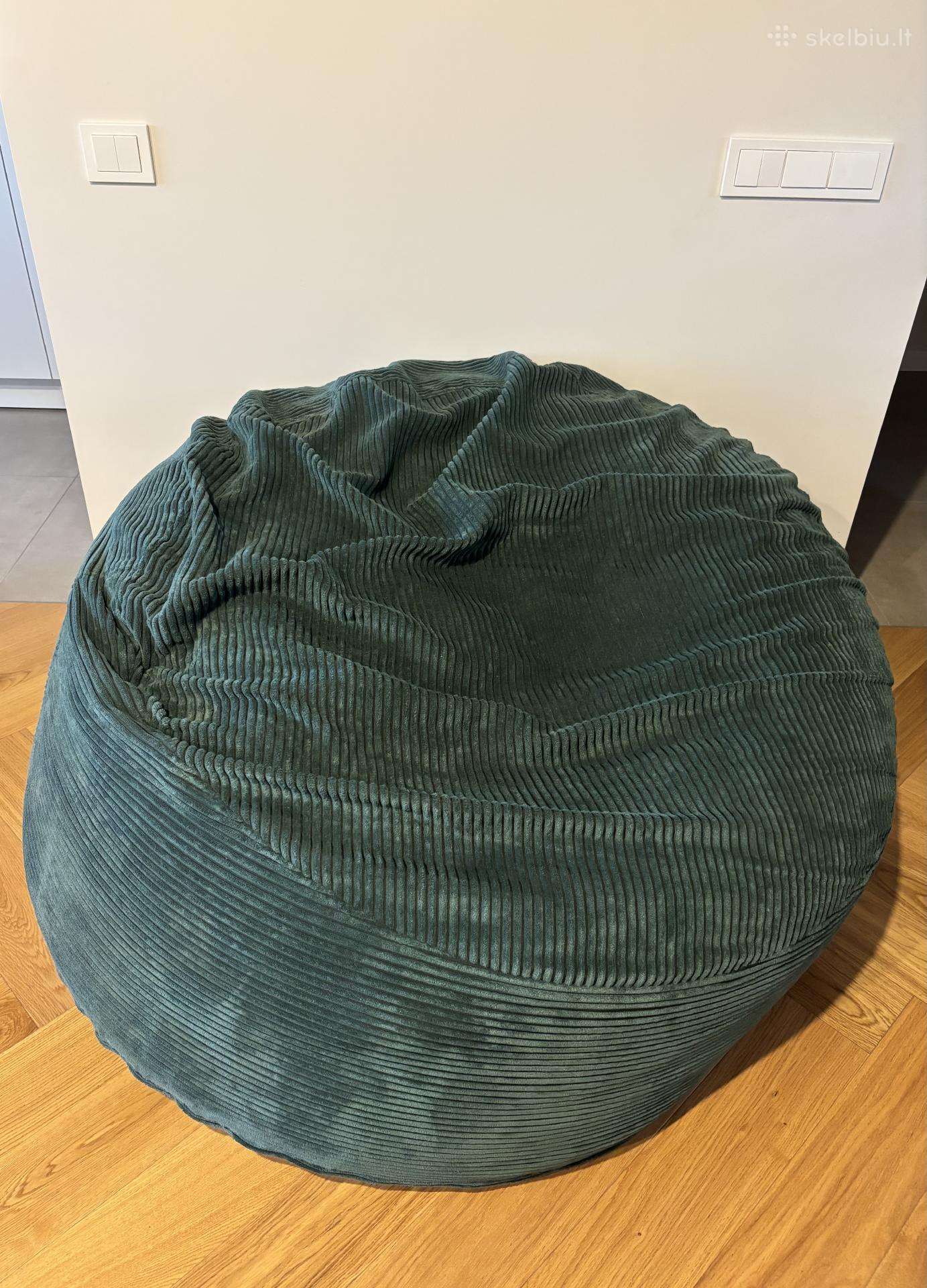 110 cm žalias sėdmaišis