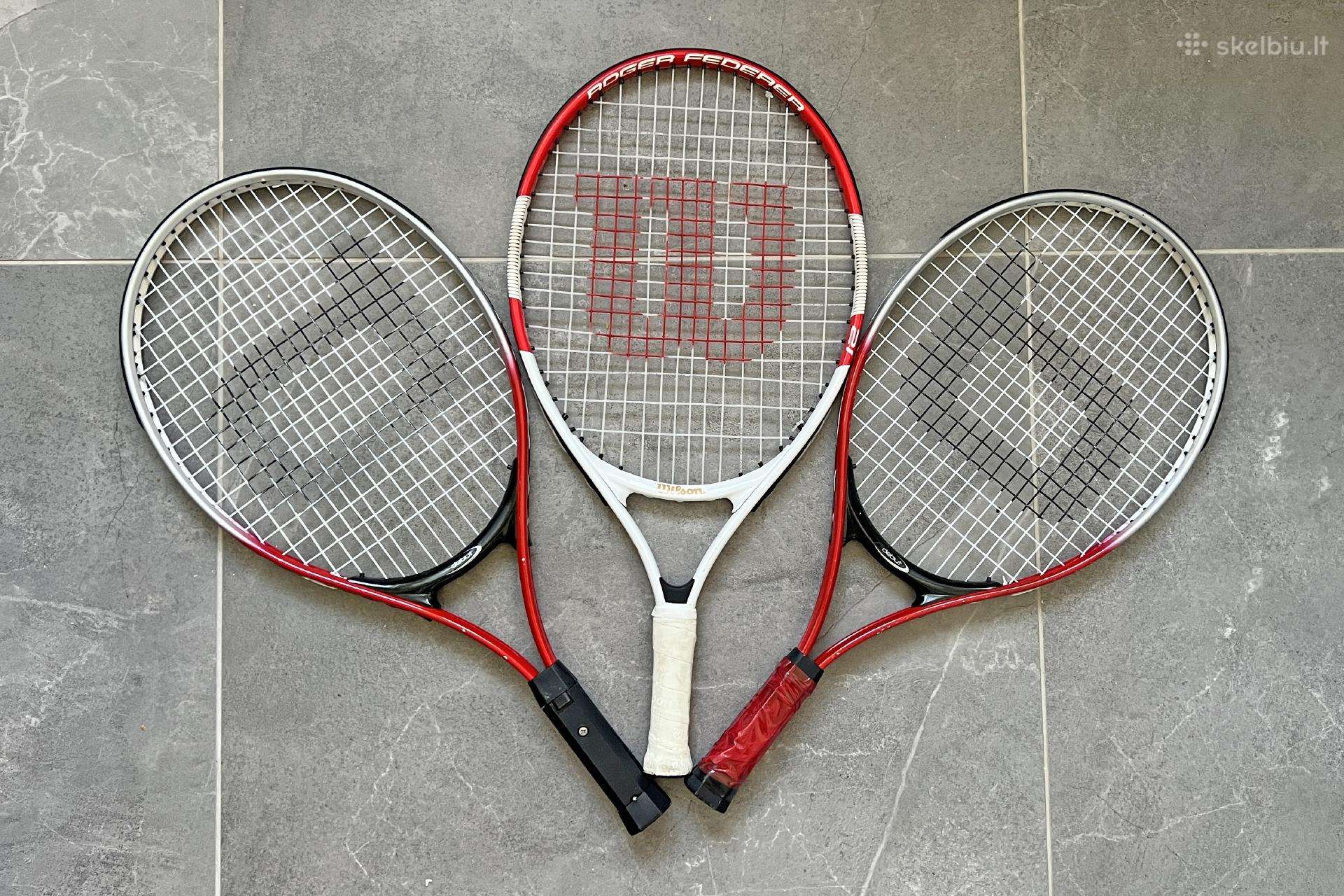 "Wilson" ir "Debut" 21 teniso raketės – 3 vnt.