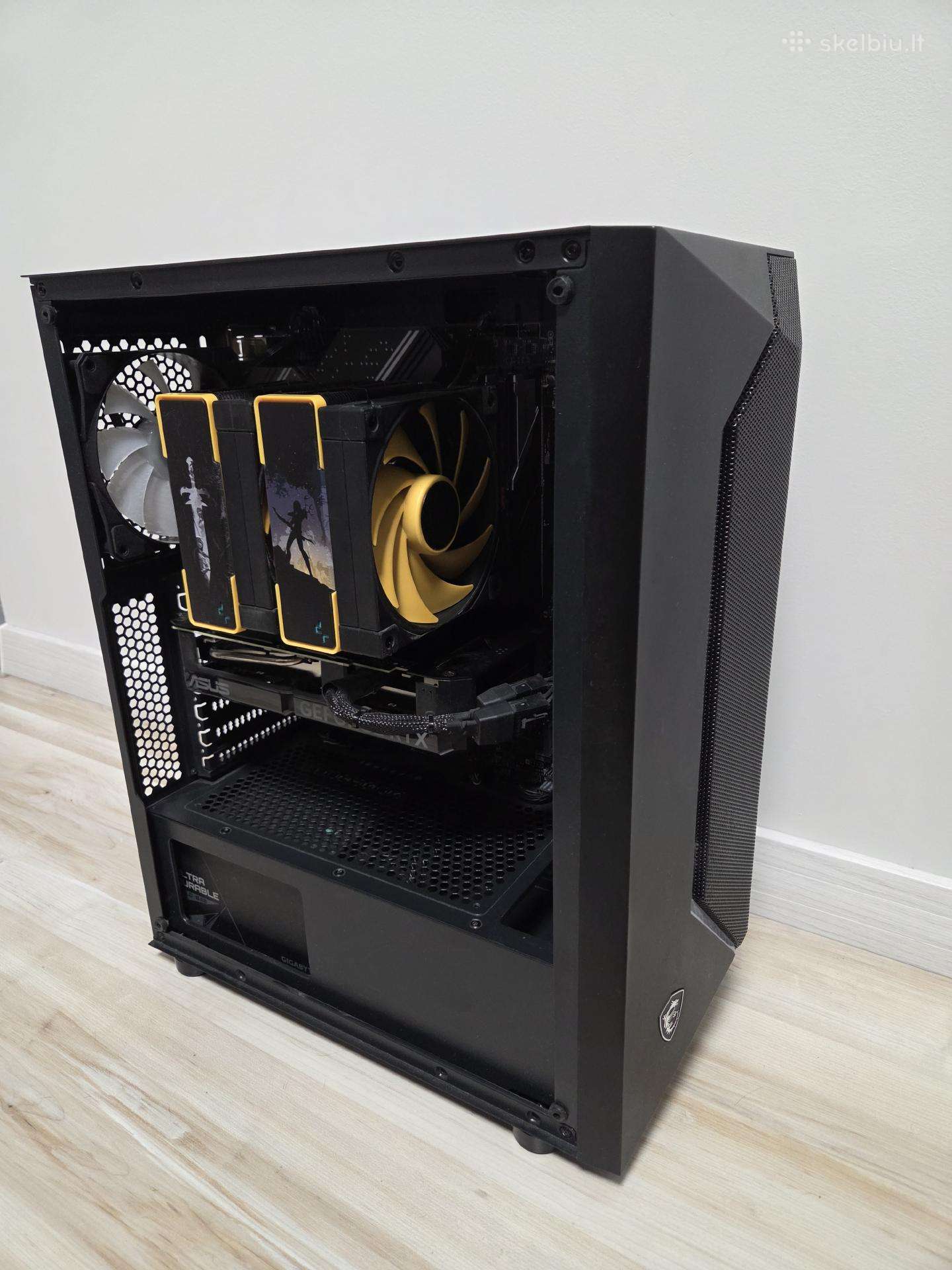 Žaidimų kompiuteris (Rtx 4070 super, 32 GB ddr5)