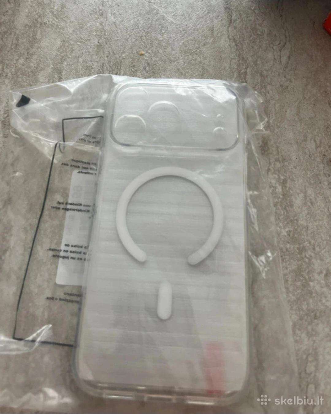 iPhone 17 pro Max dėklas su Megsafe ir ekrano sti