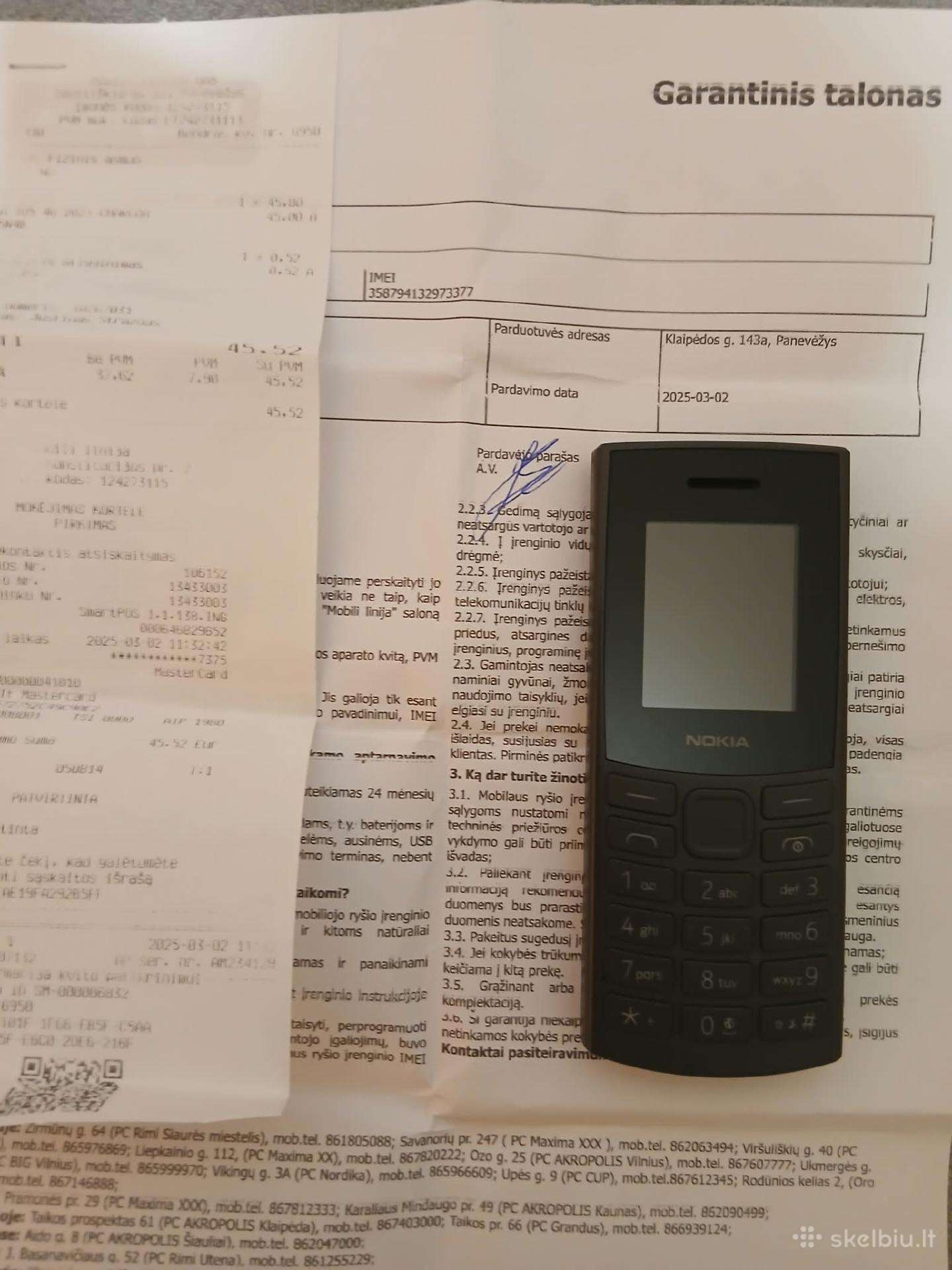 Telefonas Nokia 105 4G