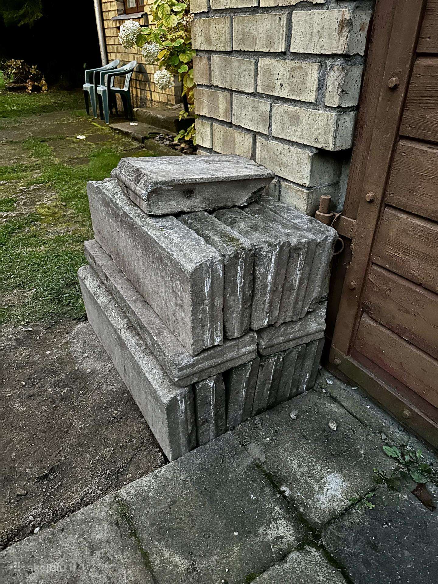 Dovanoju naudotus betono gaminius
