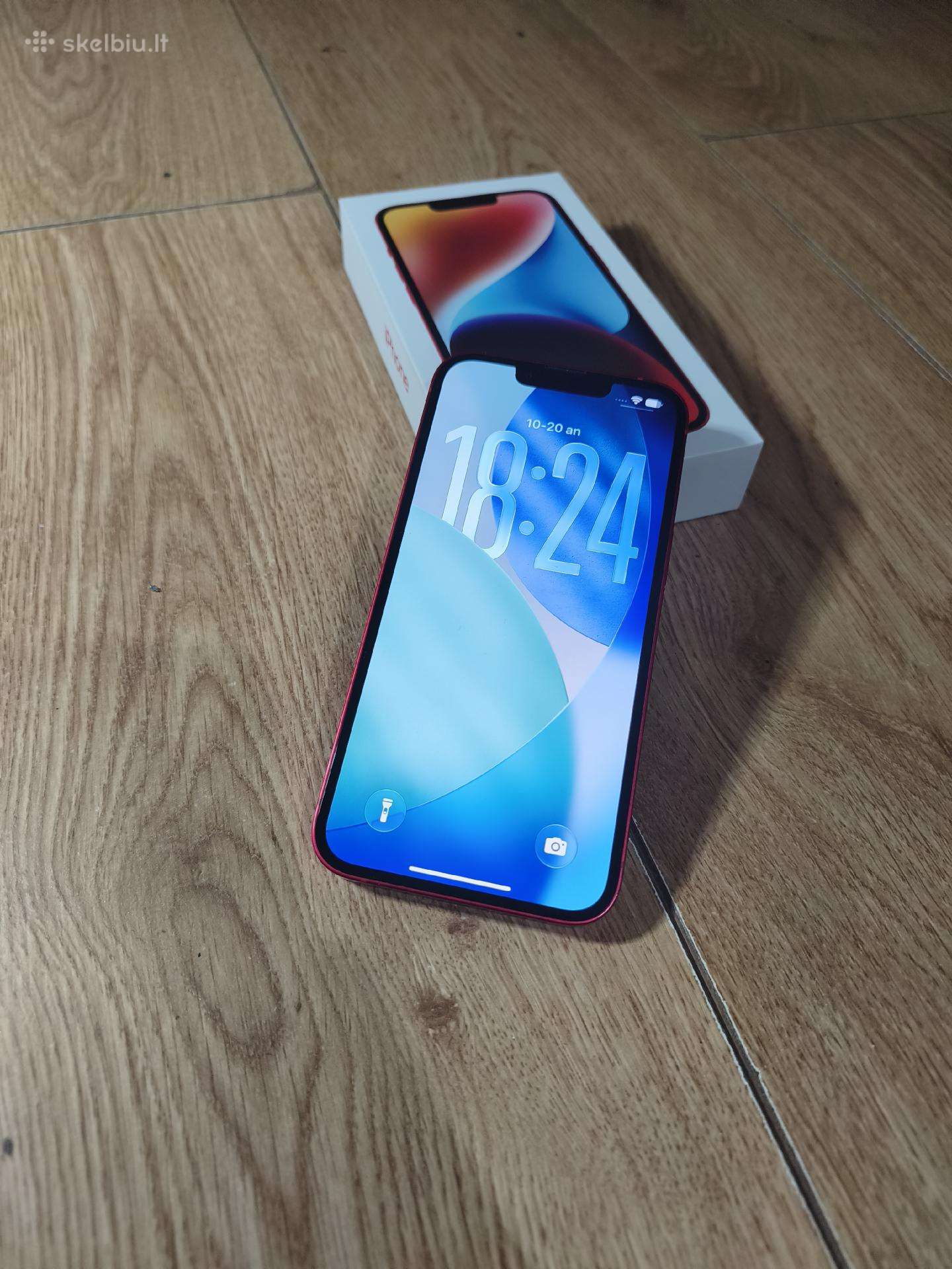 Apple iPhone 14 (Product Red) + Originali dėžutė
