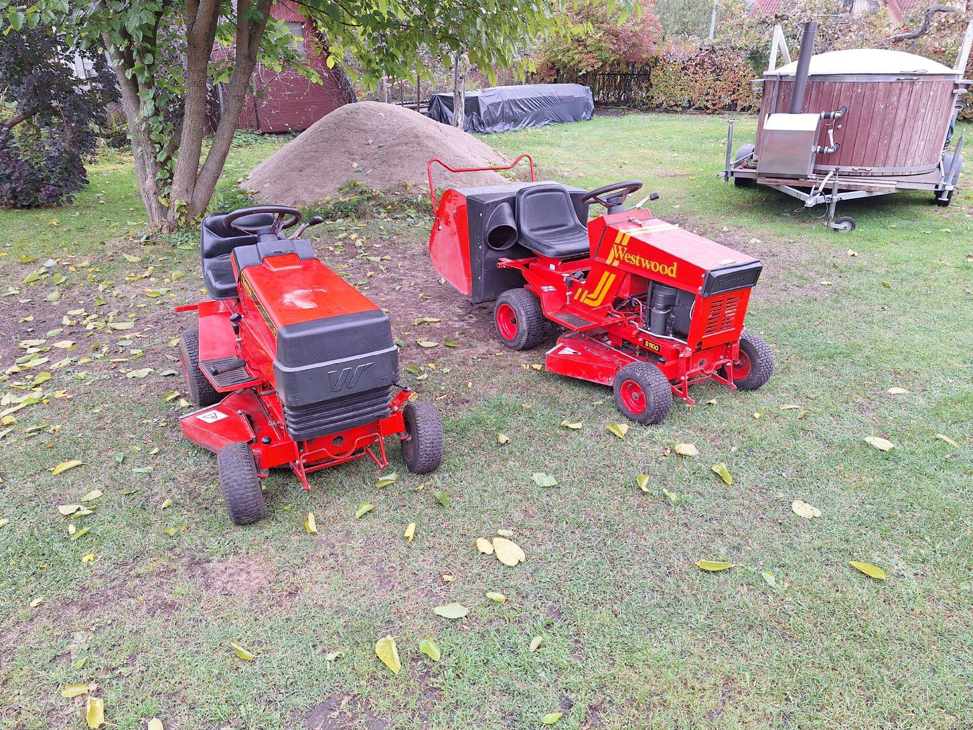 Sodo traktoriukaiwestwood S1100 11hp ir S800 8hp