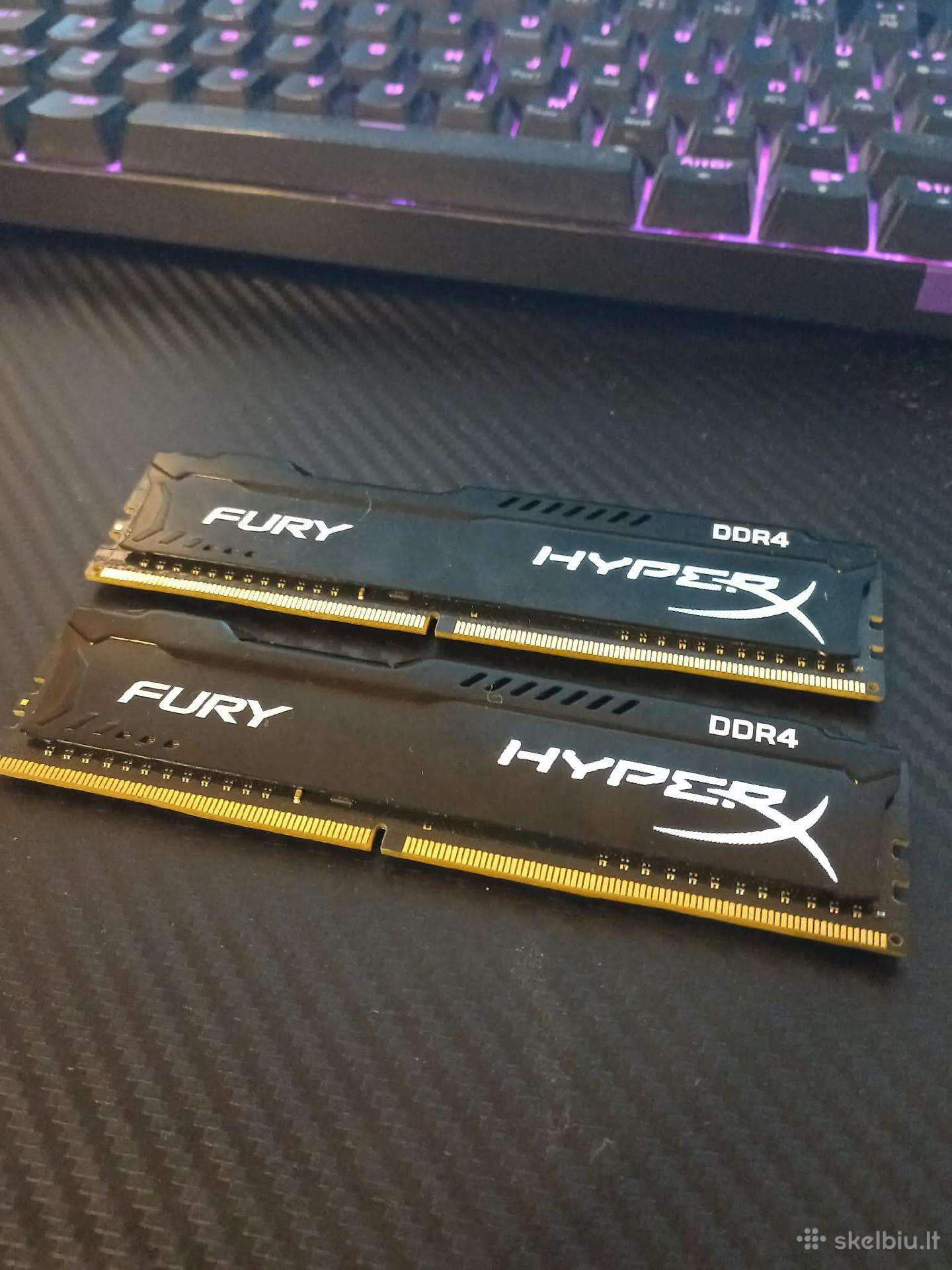 Kingston Hyperx Fury Black Ddr4 2x4gb 8gb 2400 MHz