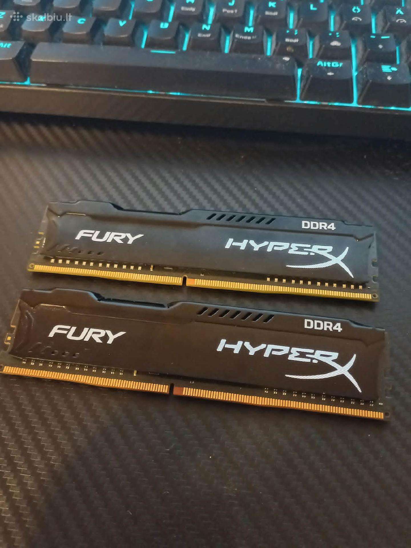 Kingston Hyperx Fury Black Ddr4 2x4gb 8gb 2666 Mh