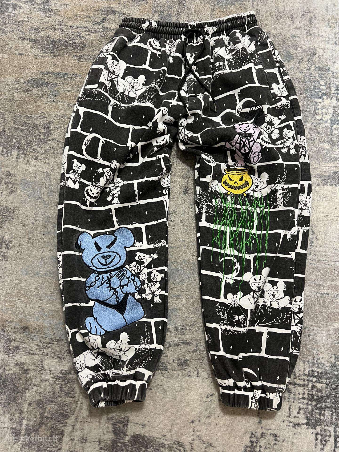 Garbage TV „Rave Hardstyle“ Brick Print Joggers