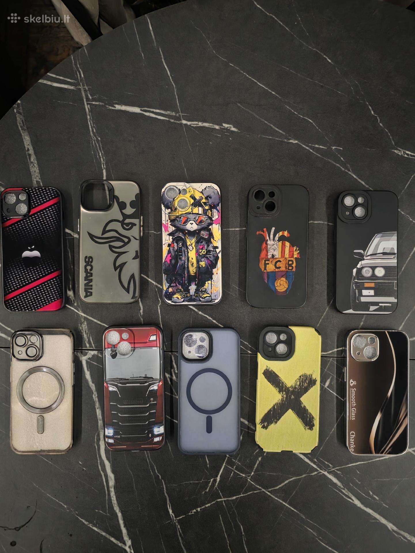 iPhone 15 dekliukai