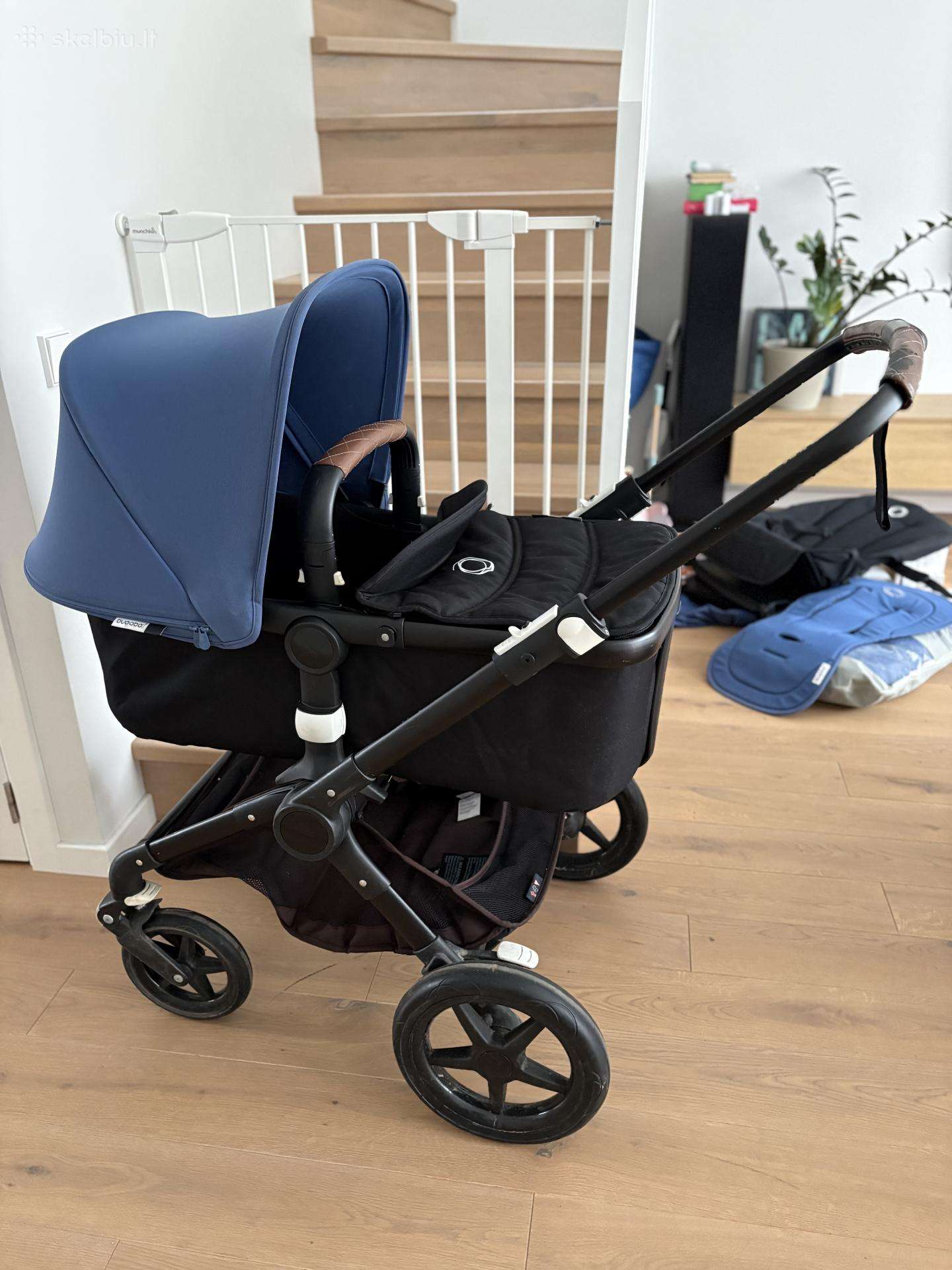 Bugaboo vežimas su Maxi-cosi automobiline kėdute