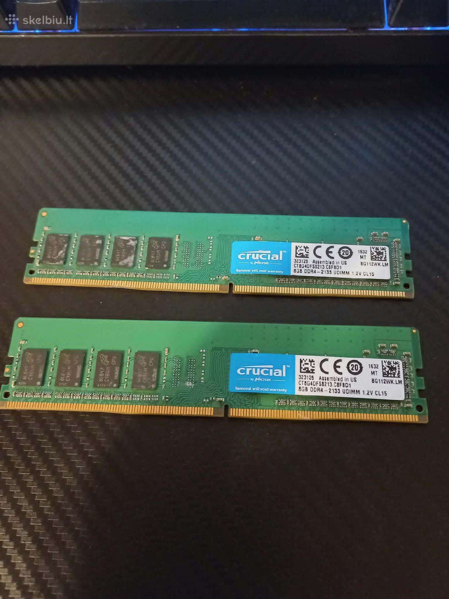 Crucial Ddr4 2x8gb 16gb 2133 MHz