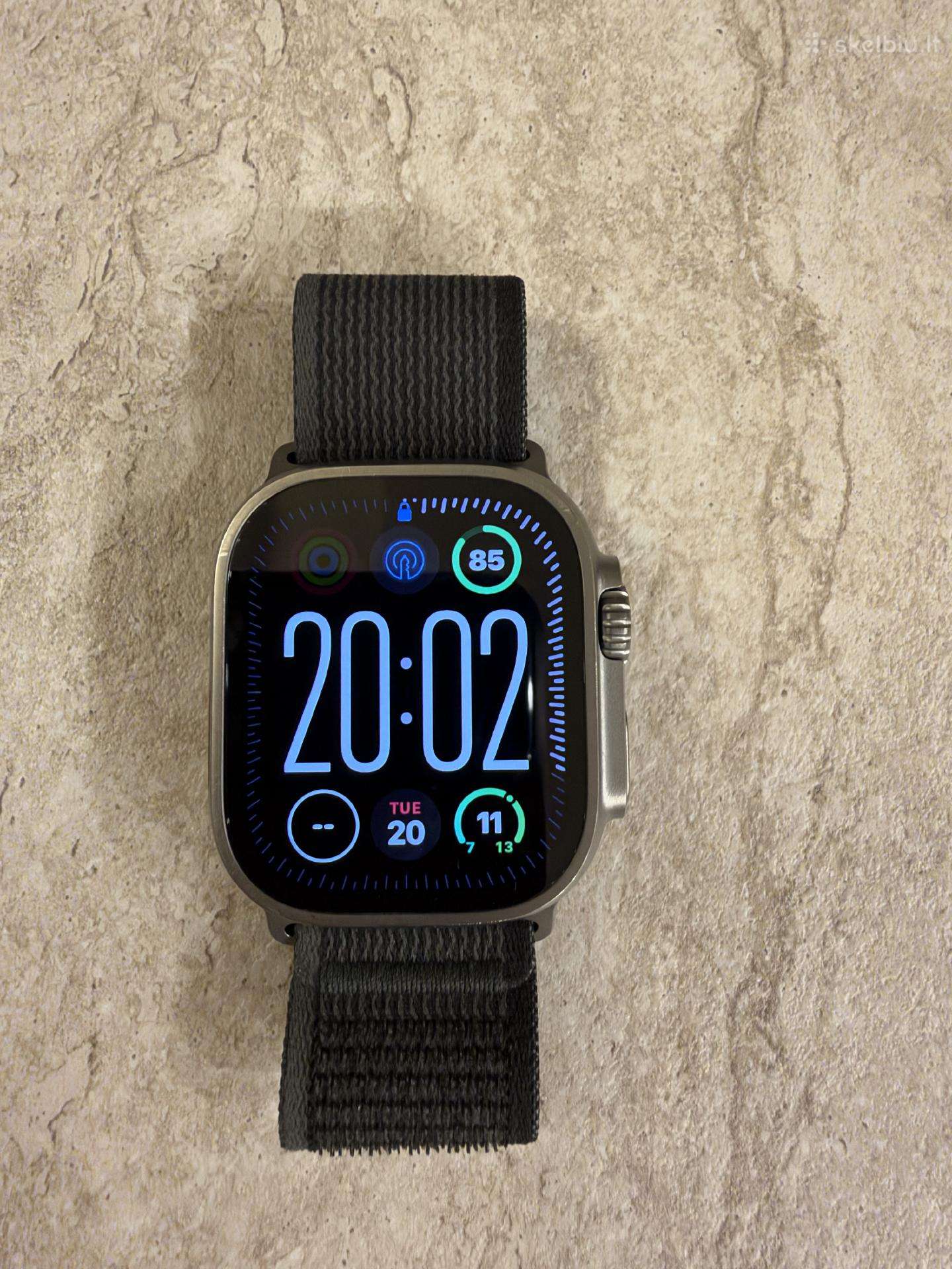 Apple Watch Ultra 49mm Titanium Case laikrodis