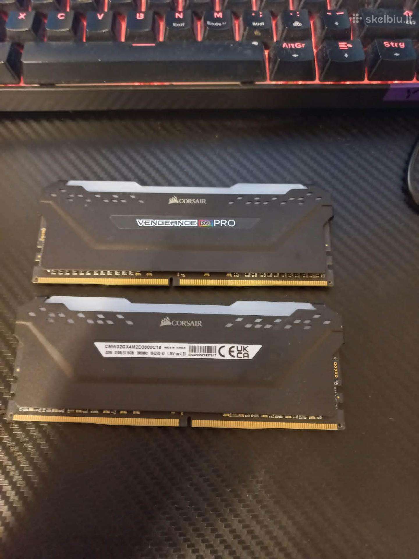 Corsair Vengeance Rgb Pro 2x16gb 32gb 3600 MHz.