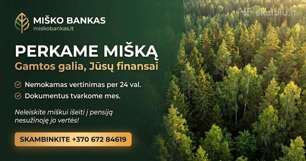 Perkame miškus visoje Lietuvoje