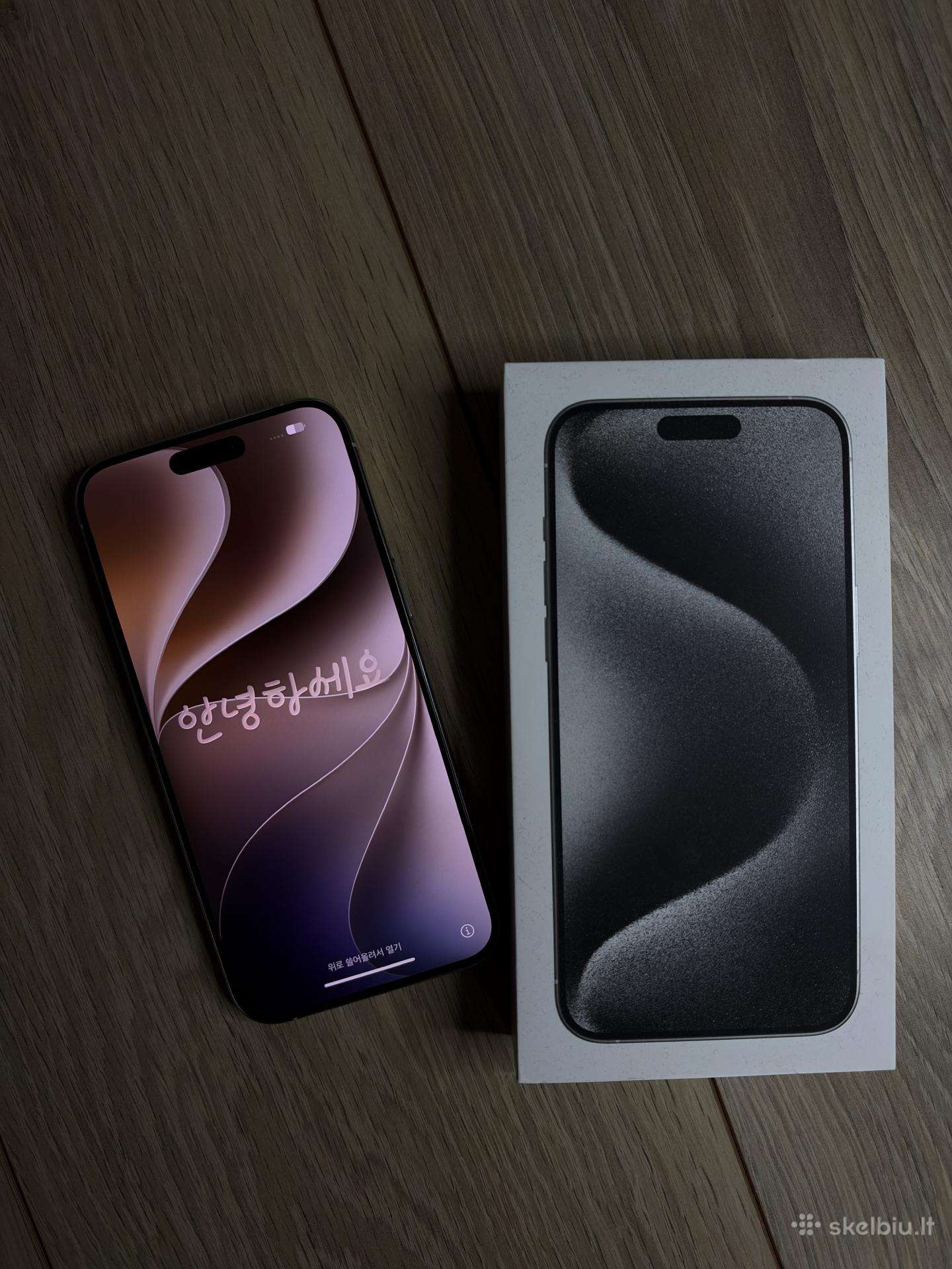 iPhone 15 Pro Max, White Titanium