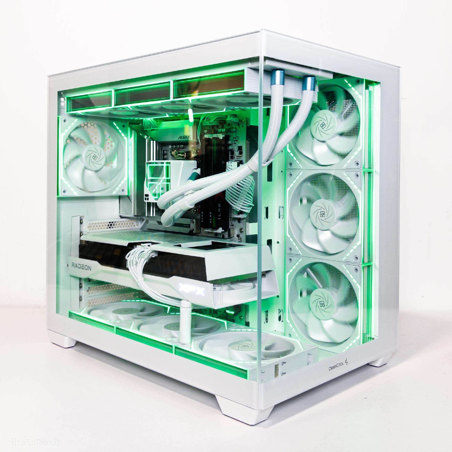 Žaidimų/darbo Pc Ryzen 7 7800x3d Rx 9070 XT 32gb
