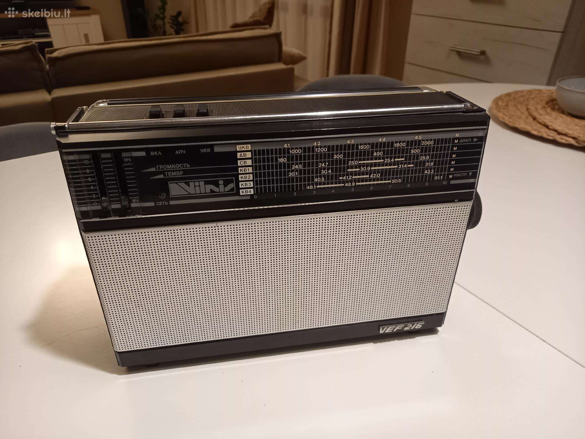 Parduodu sovietmečio radiją "Vilnis Vef216"