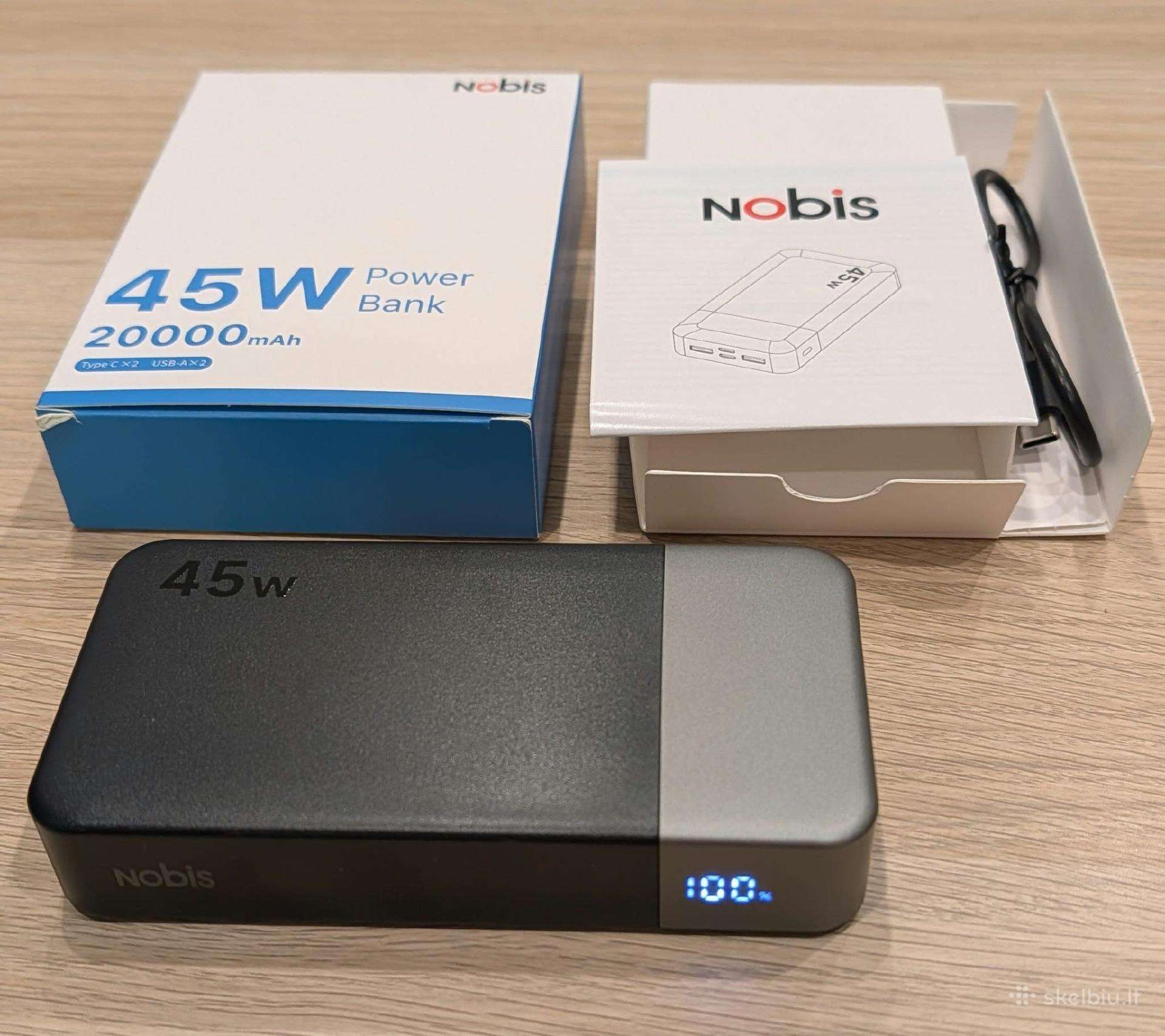 Nobis 45w 20000mah power bank
