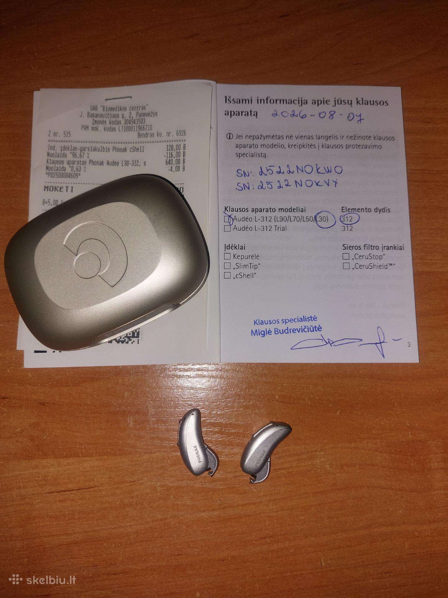 Klausos aparatai Phonak