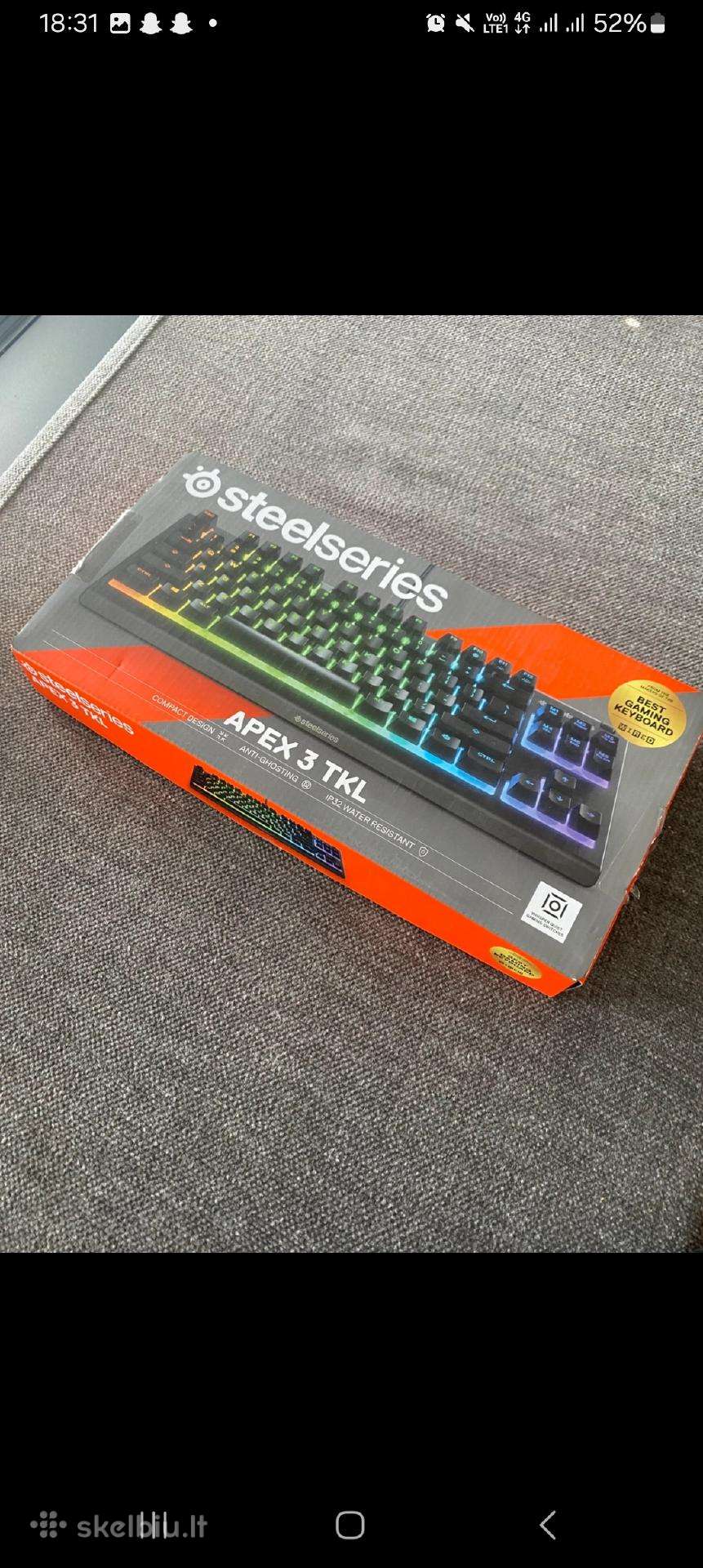 Steelseries Apex 3 Tkl
