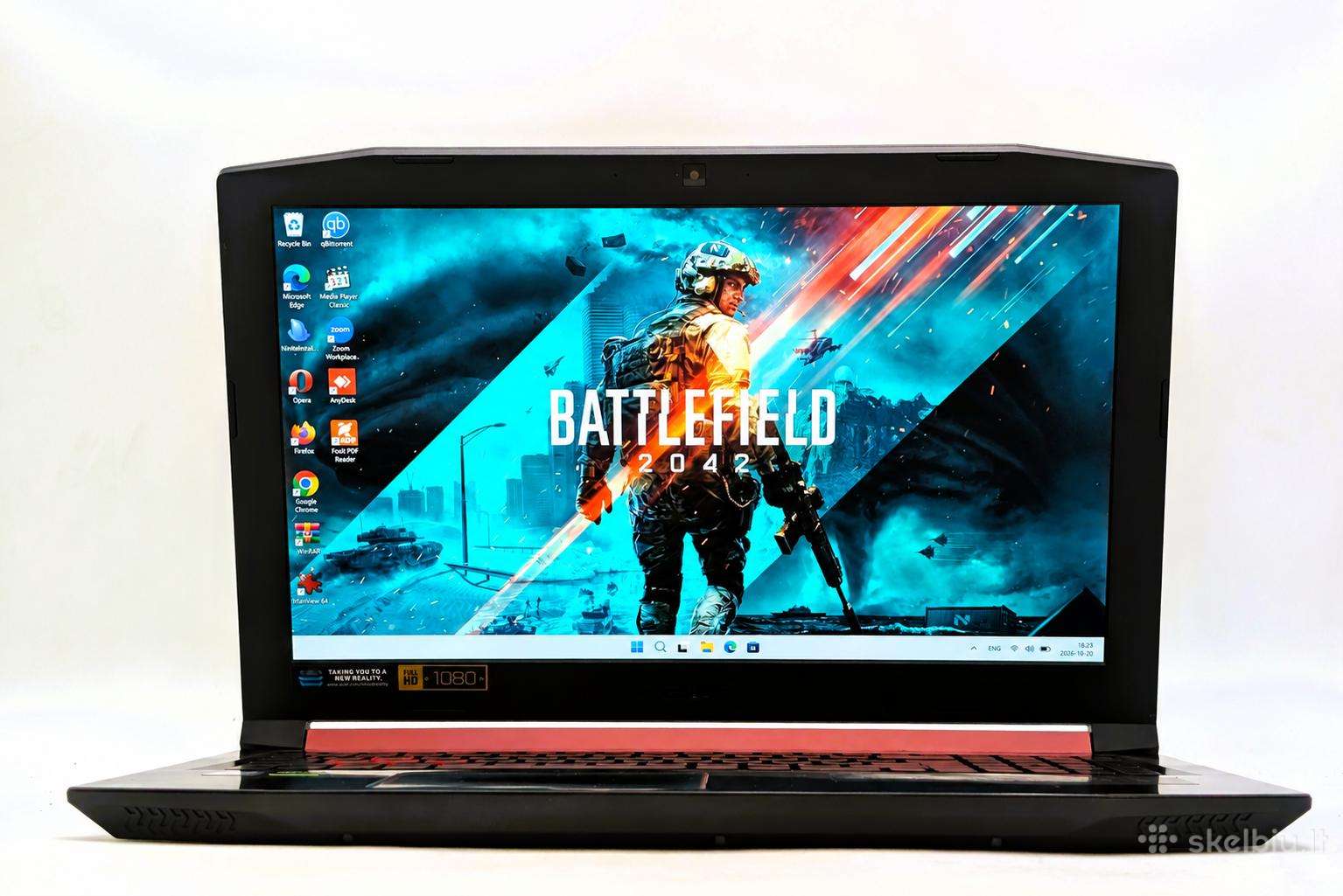 Acer Nitro 5 i5-8300h 16gb SSD+SSD 1050 Ti 4gb