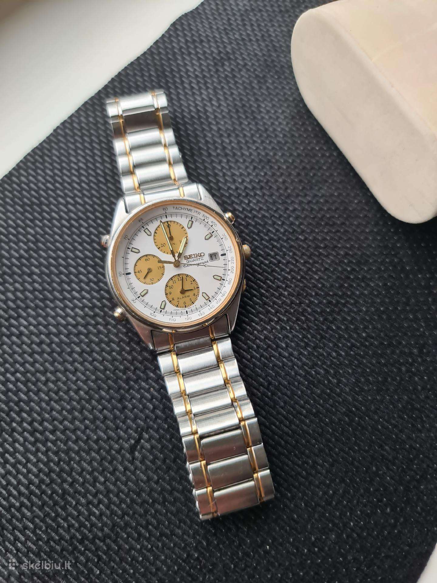 Seiko Alarm Chronograph Date Laikrodis