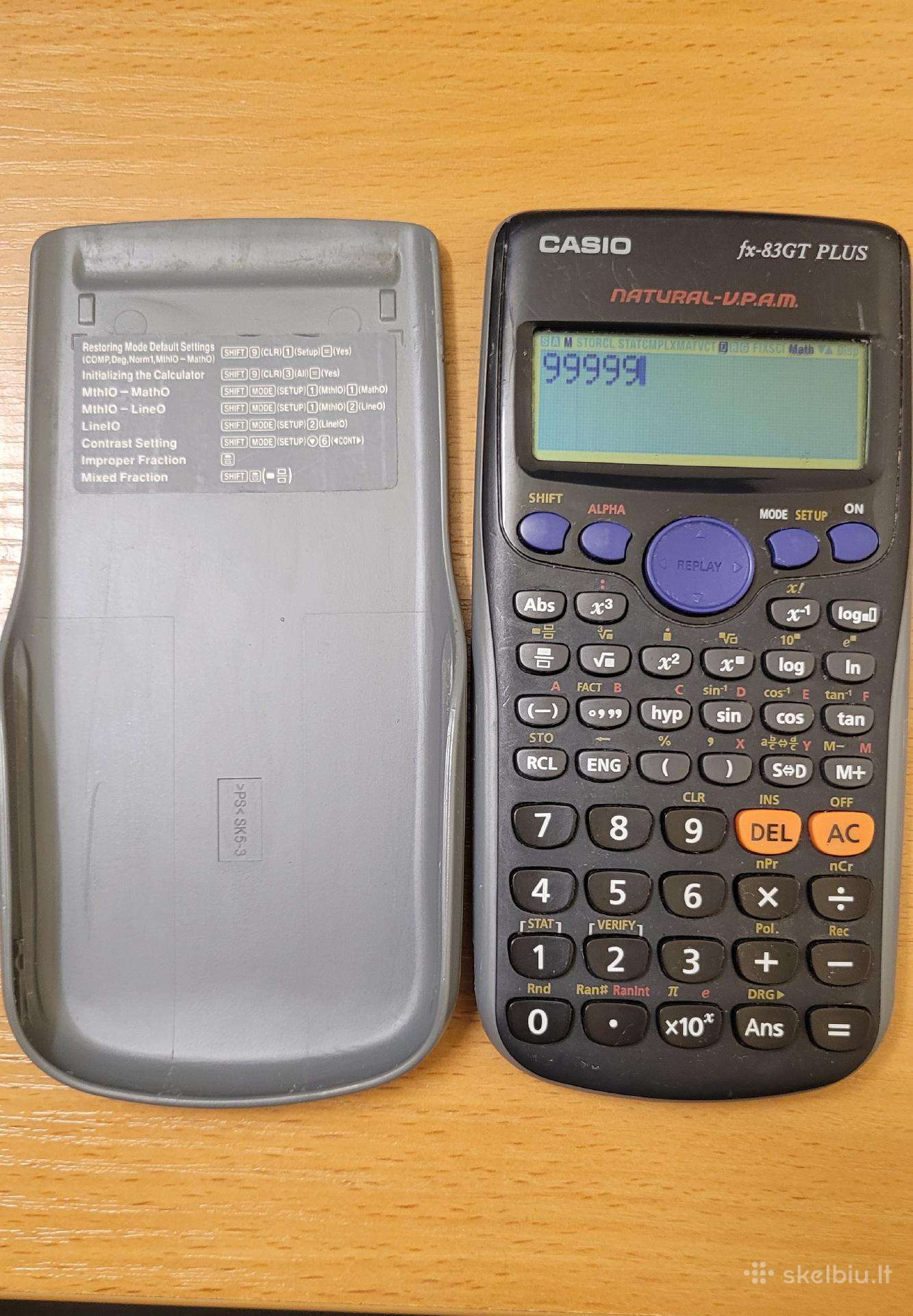 Mokyklinis skaičiuotuvas Casio fx-83gt Plus