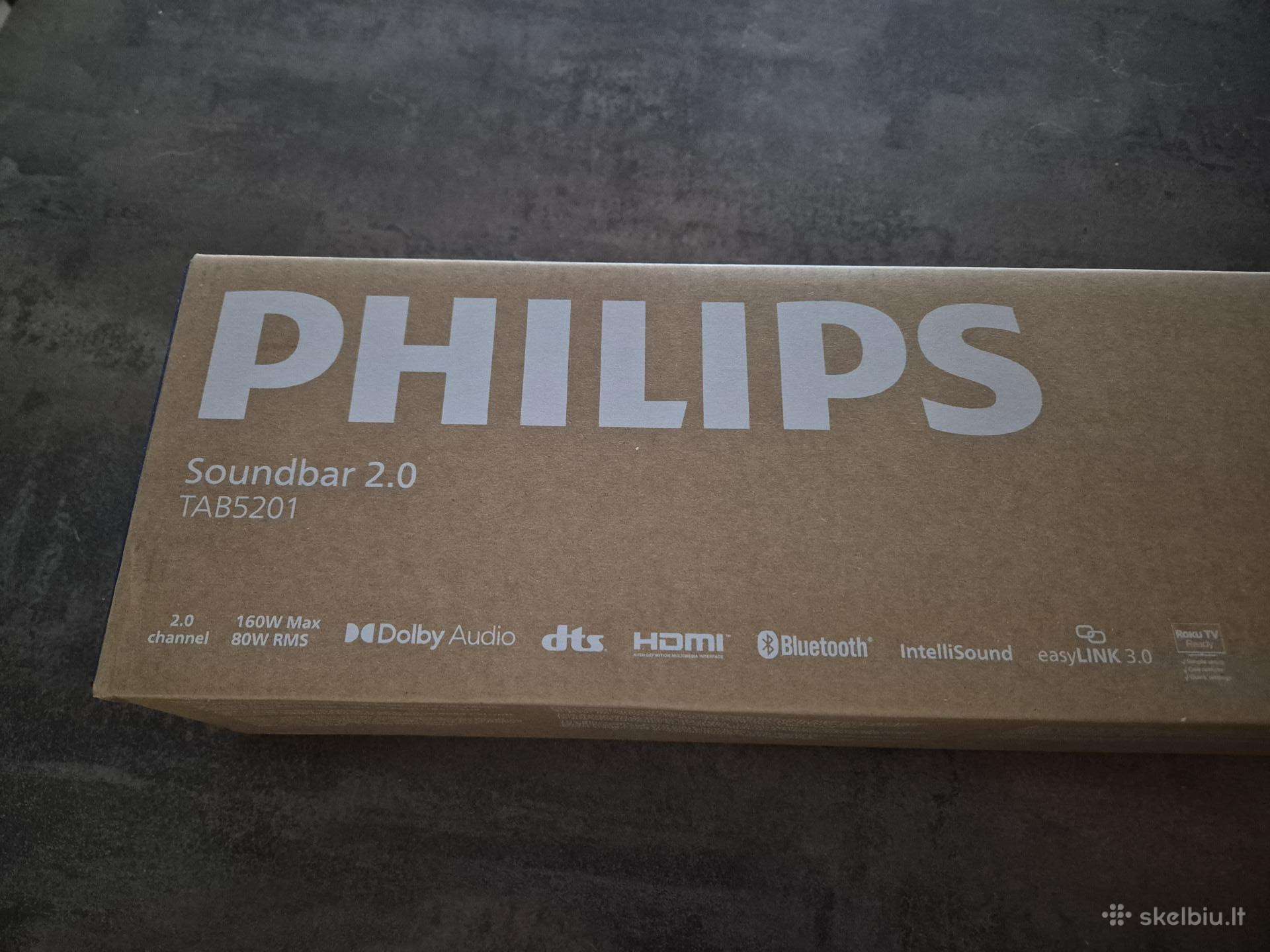 Garso kolonėlė Philips Soundbar 2.0 Tab 5201