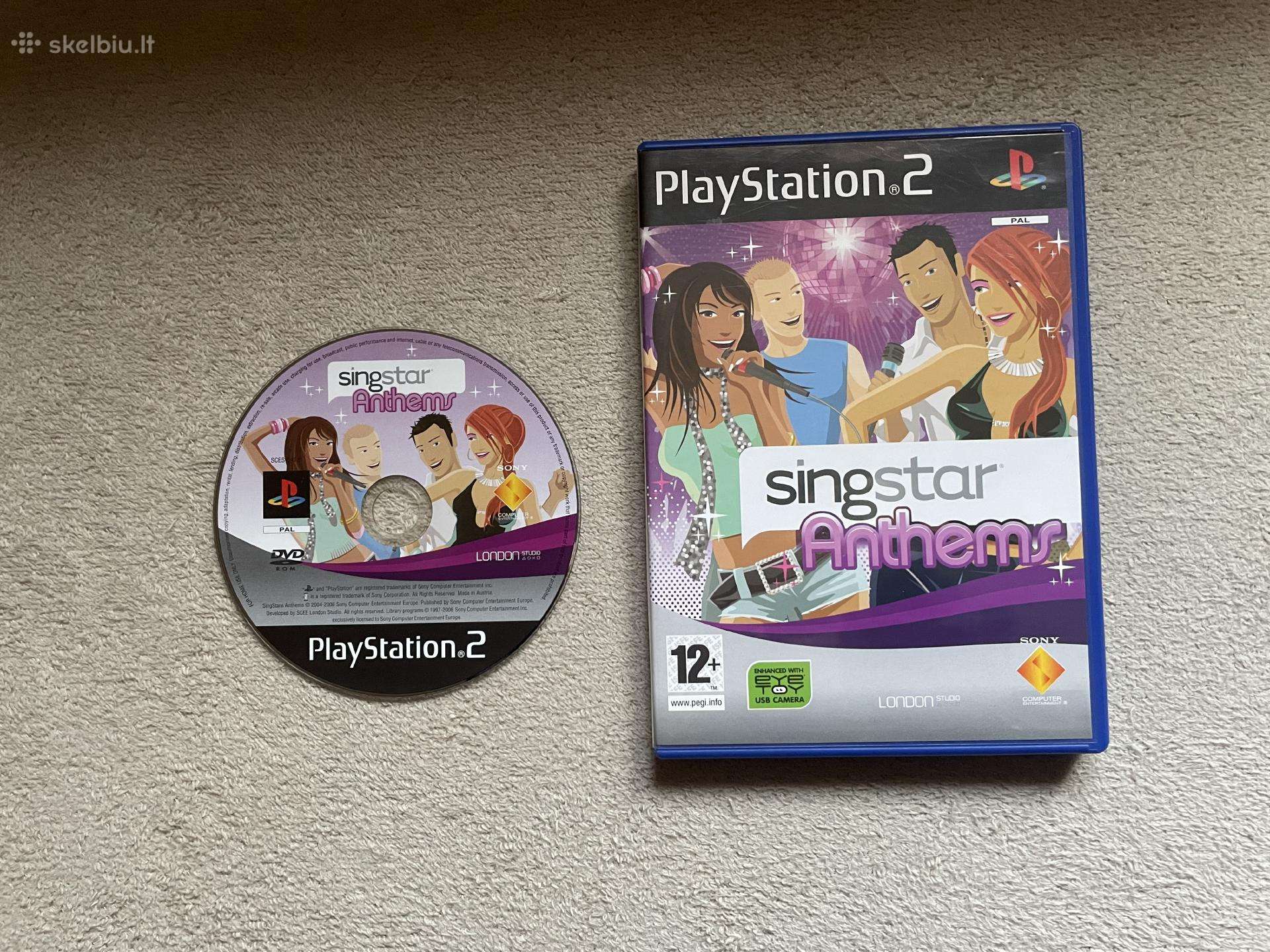 Singstar Anthems Playstation 2 žaidimas