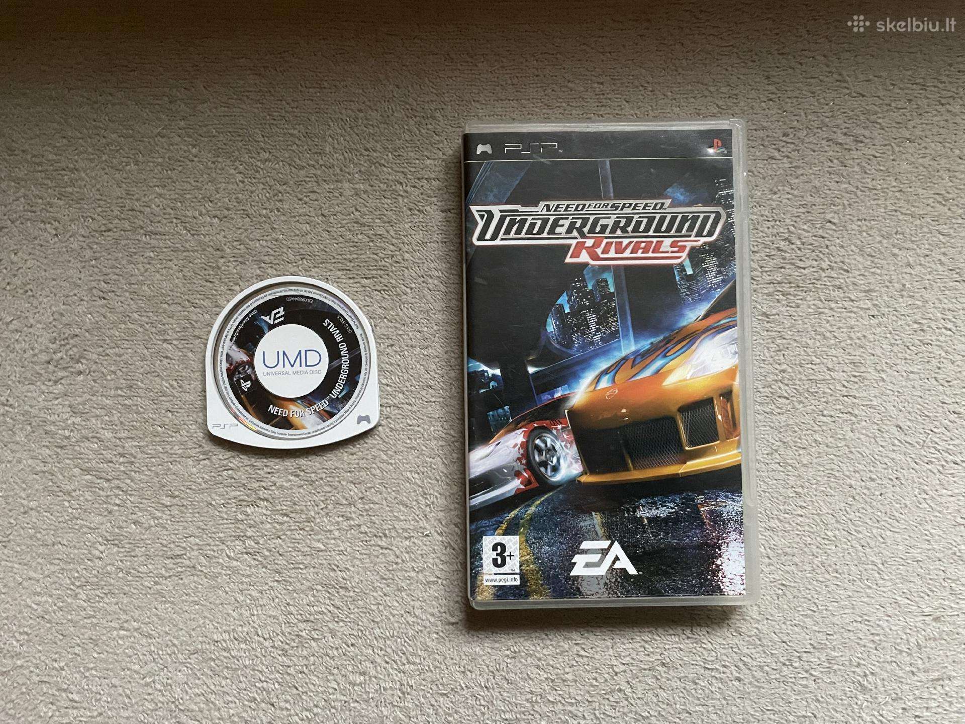 Need For Speed Underground Rivals PSP žaidimas