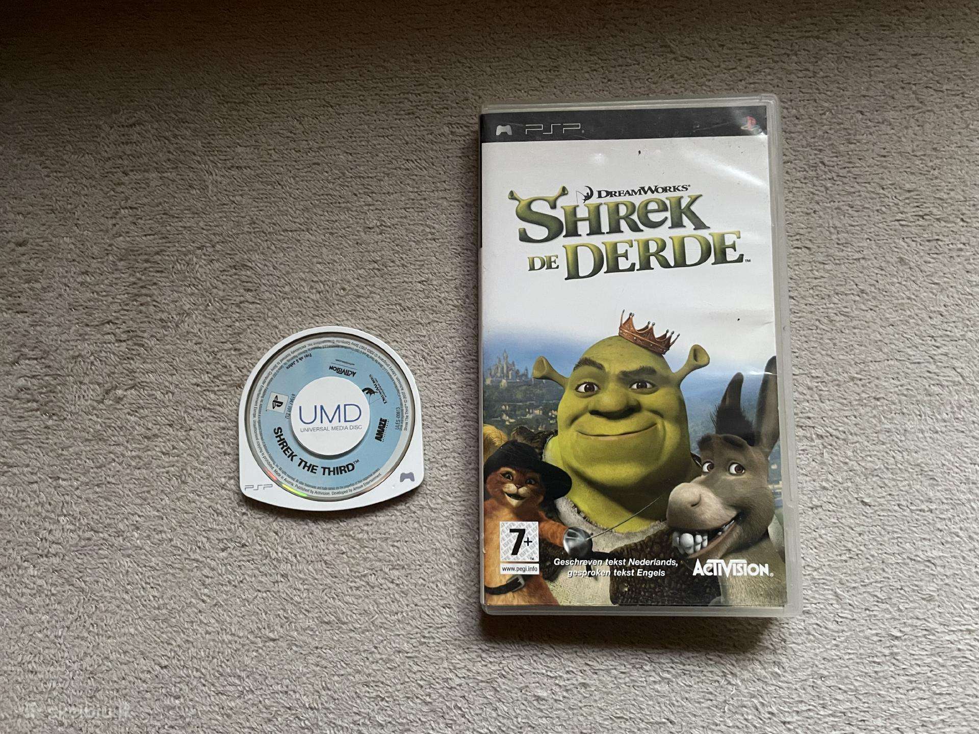 Shrek The Third PSP žaidimas