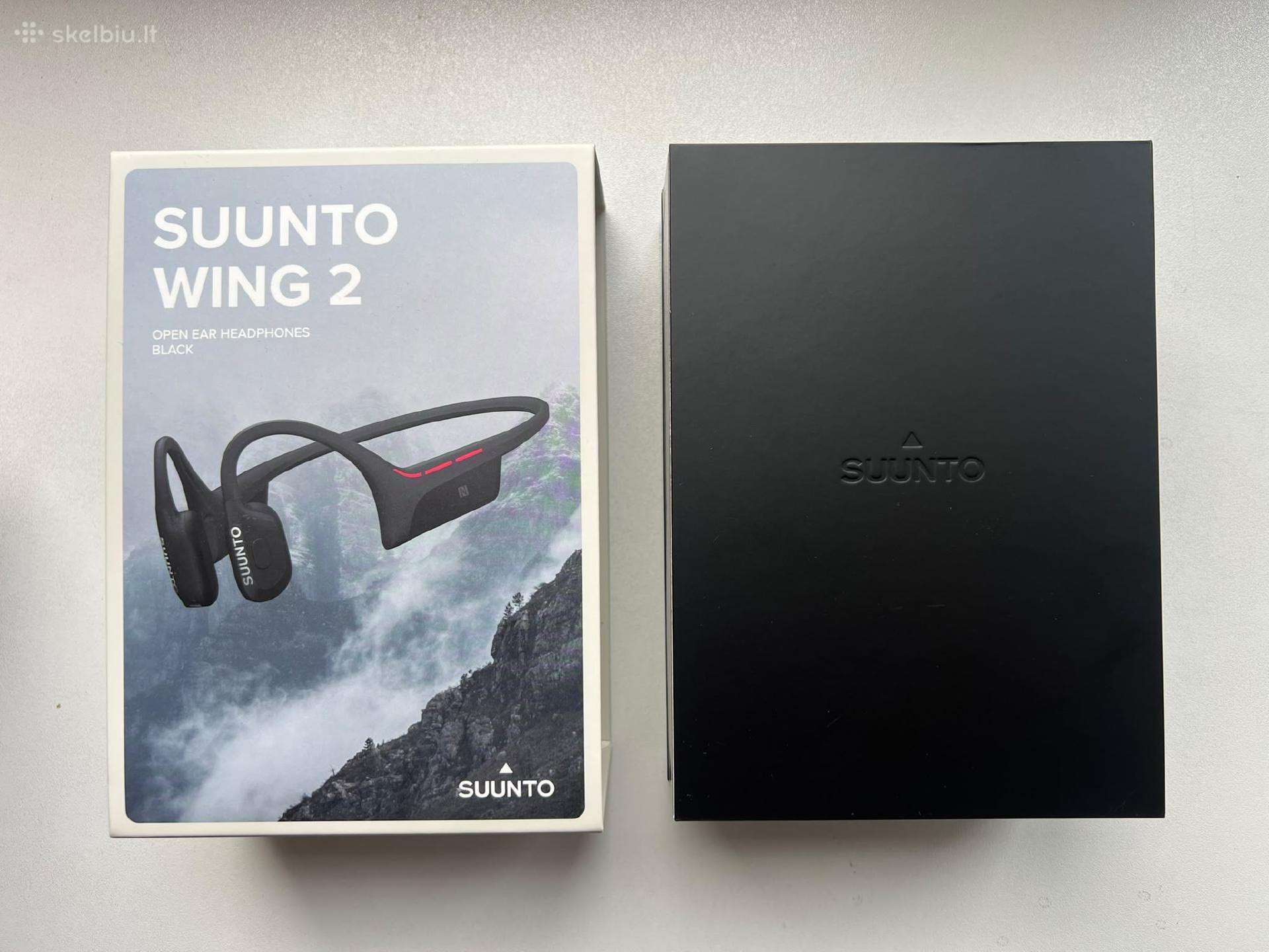 Suunto Wing 2 (Open Ear Headphones Black) ausinės