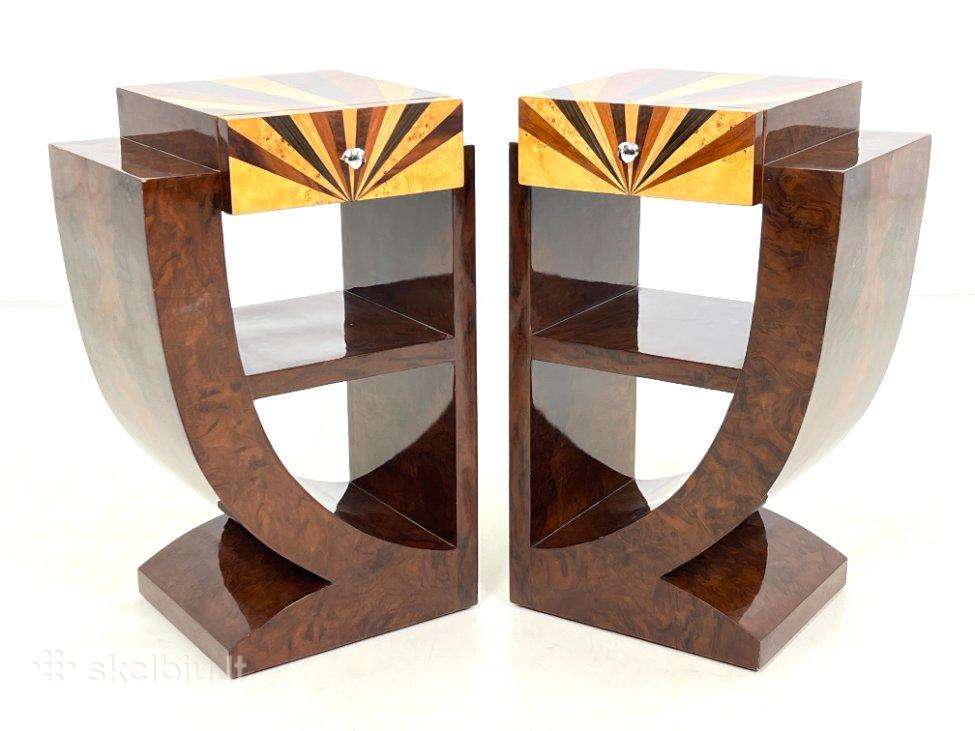 Art deco stiliaus spintelės 2 vnt. Komplektas