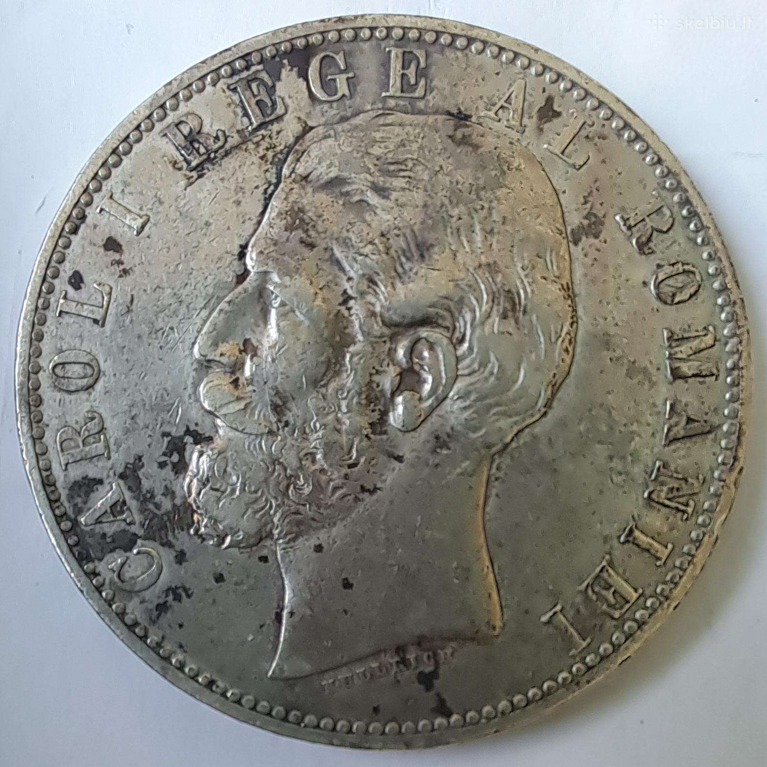 1883 Rumunija 5 lėjos