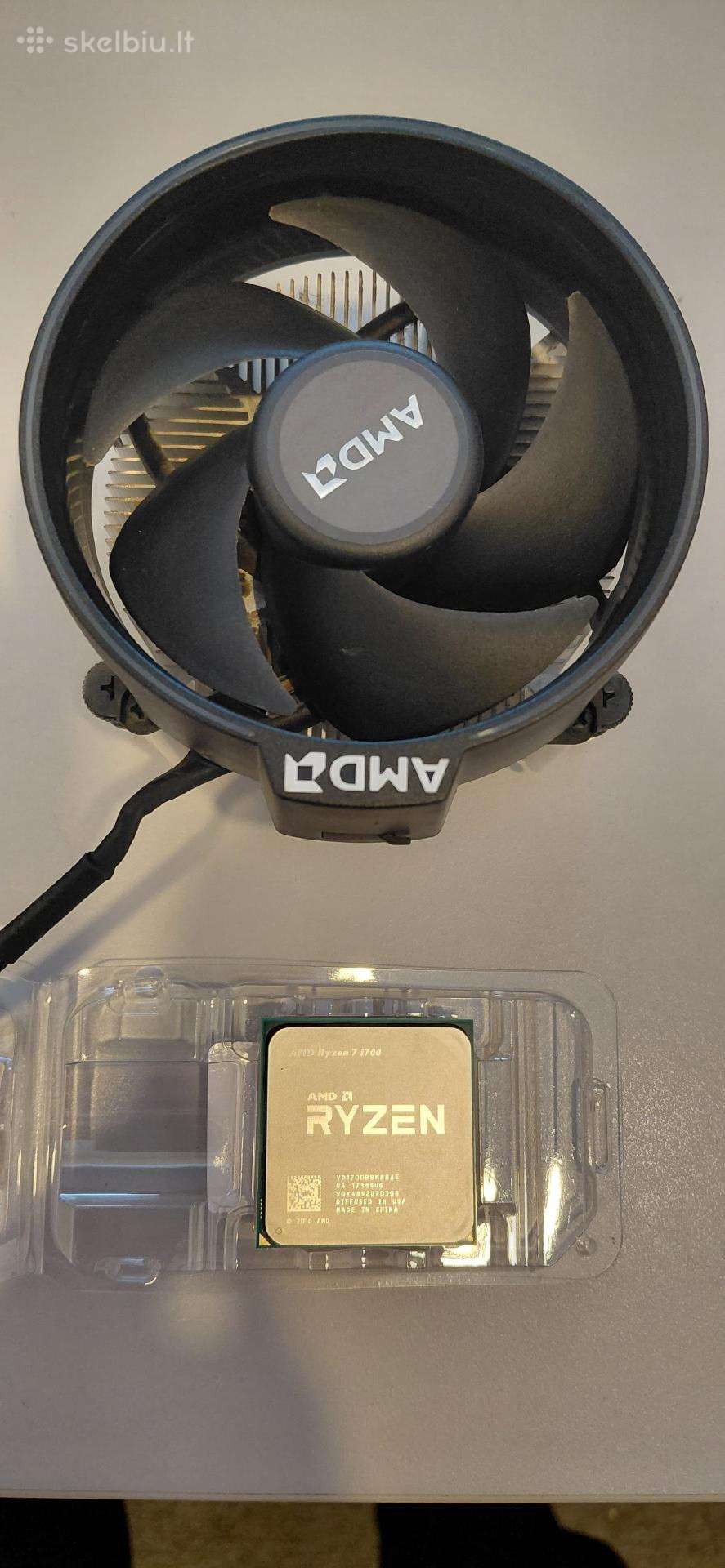 Ryzen 1700 + Amd Wraith Spire aušintuvas