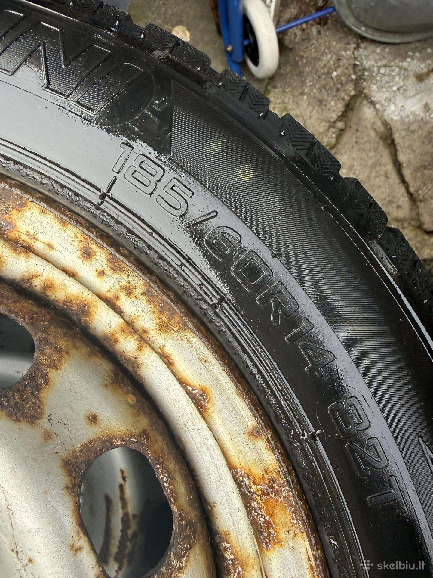 Beveik naujos žieminės padangos 185/60/r14