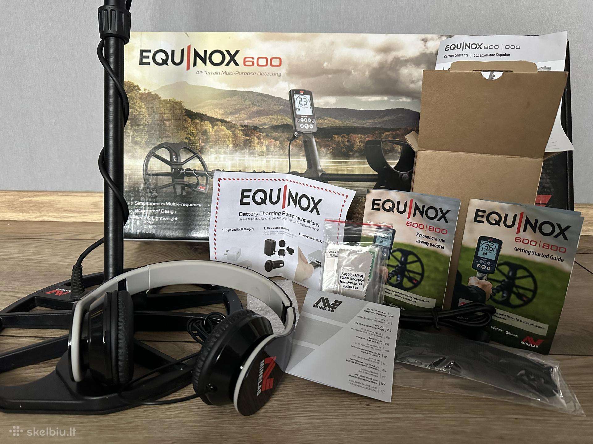 Multidaznis Metalo Detektorius Minelab Equinox600