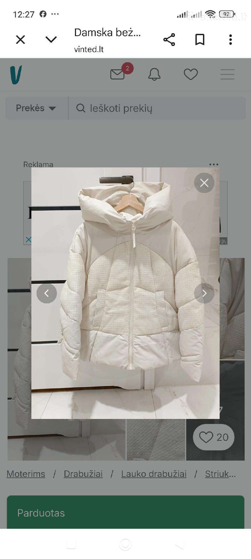 Guess XL Guess XL orginali striukė tikras Xldydi