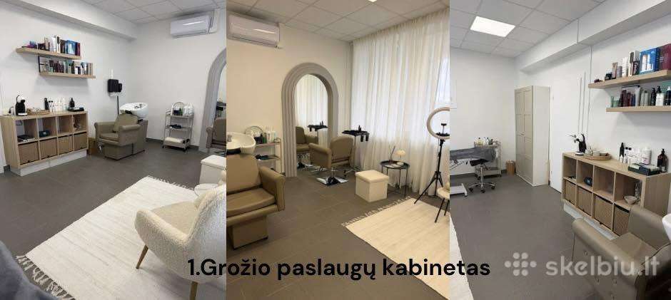 Išnuomojamos grožio paslaugų patalpos