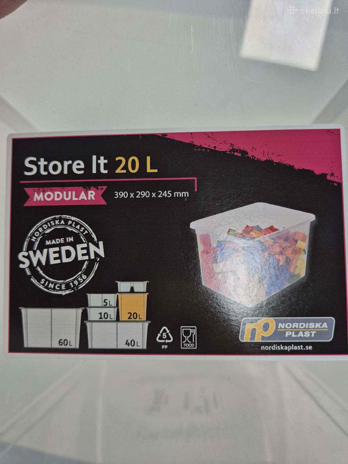 Sandėliavimo dėžė 20l