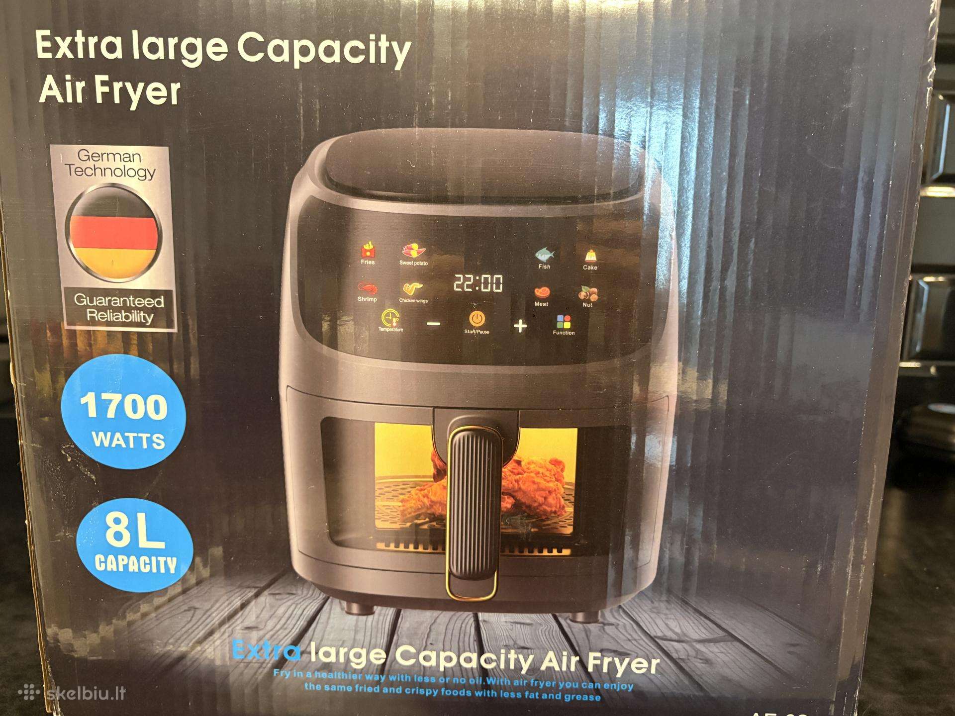 Karšto oro gruzdintuvė Frito 8ltr