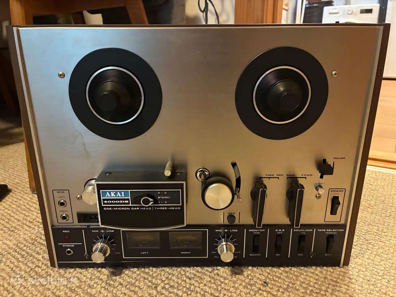 Akai GX-4000ds juostinis grotuvas, Made in Japan