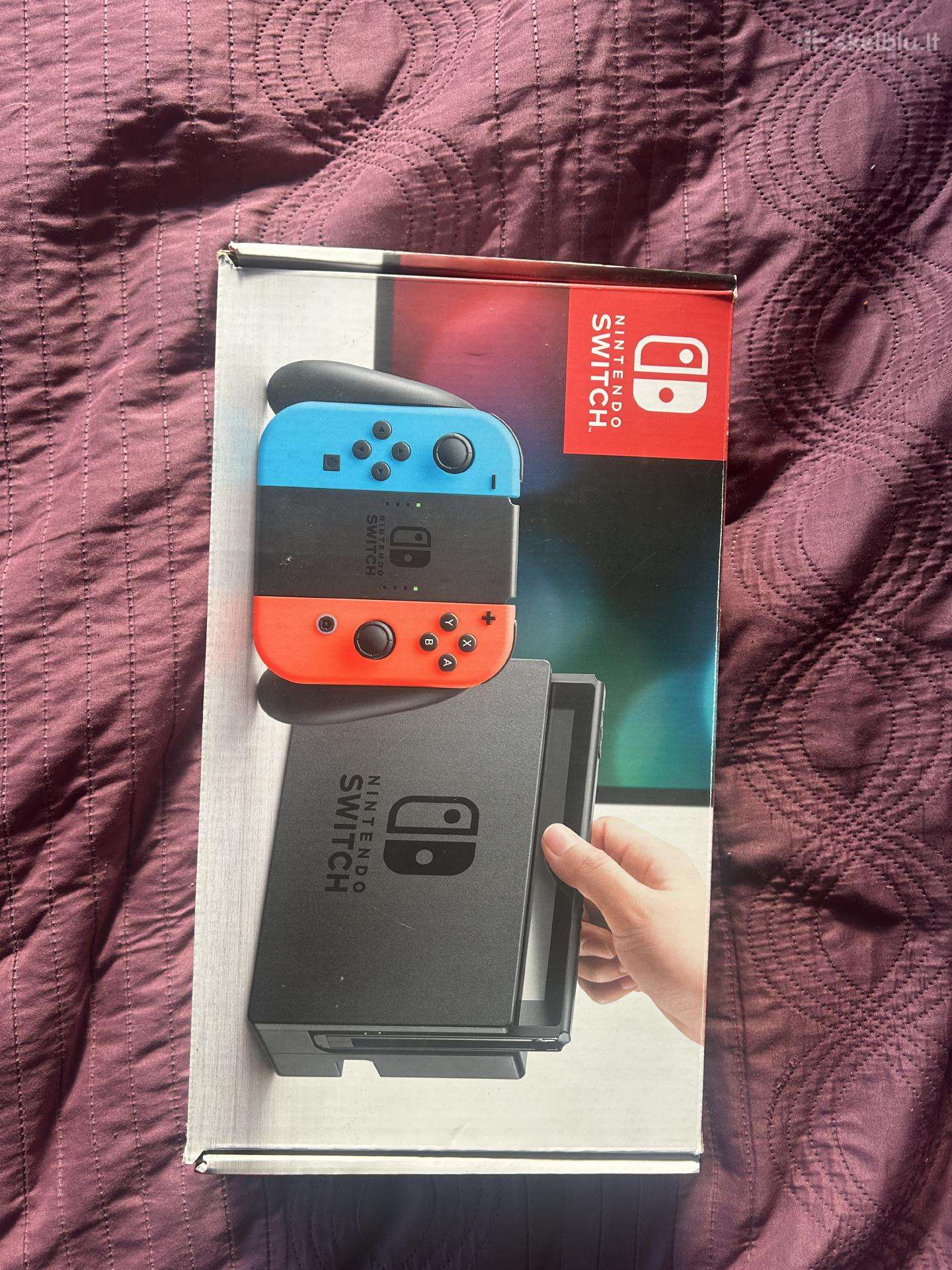 Nintendo Switch su minecraft žaidimu