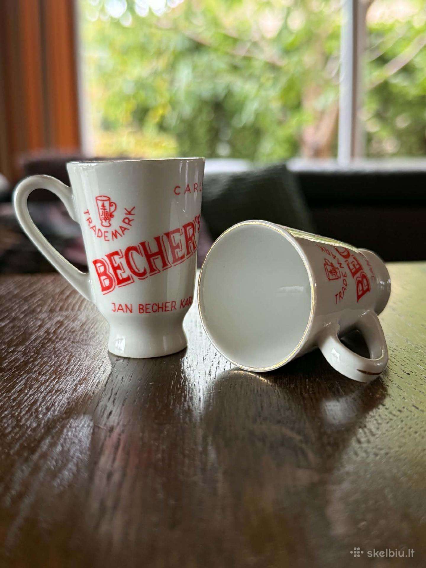 Vintažinės „Jan Becher / Becherovka“ taurelės