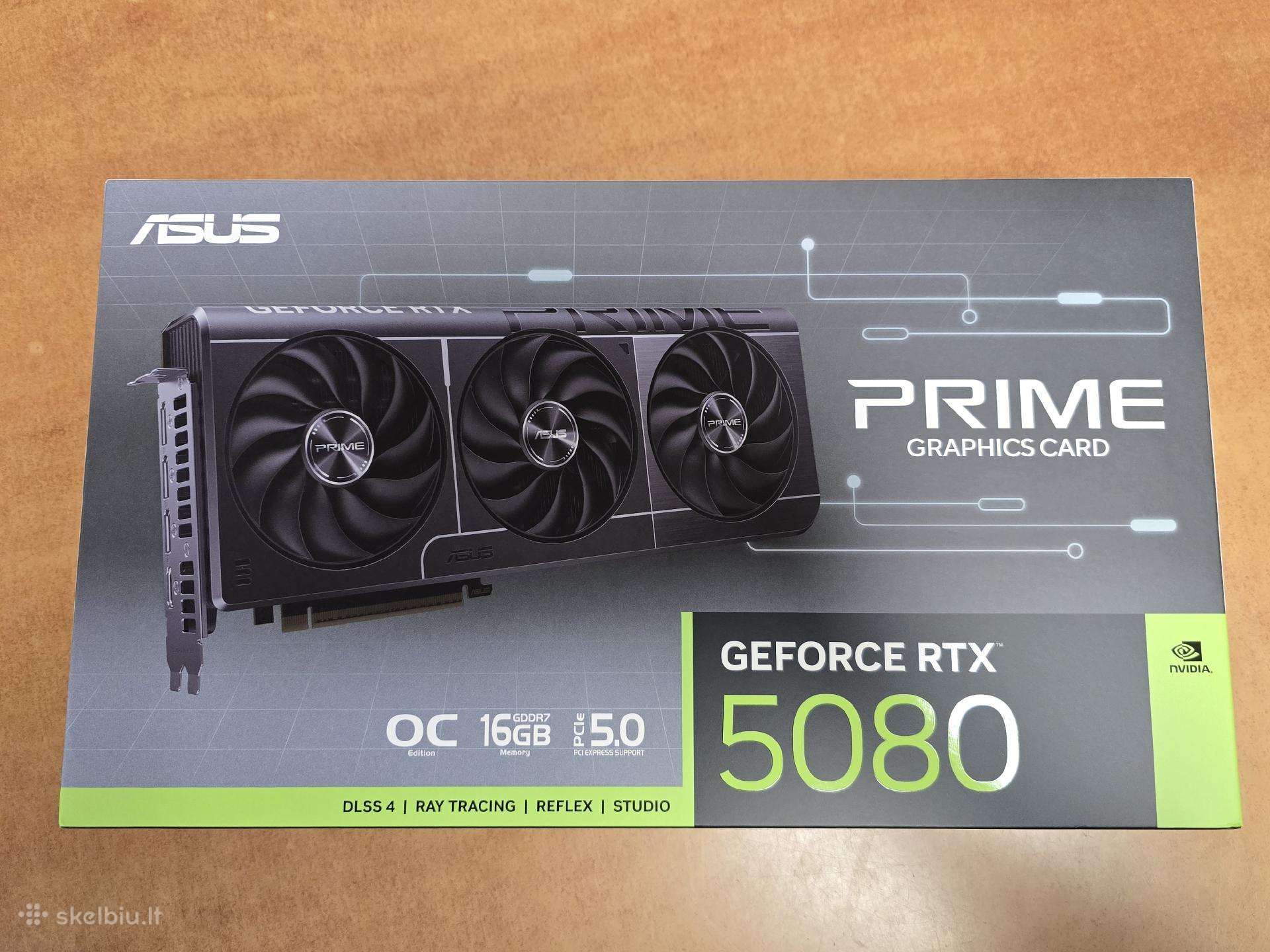 Asus Prime Geforce Rtx 5080 16gb Oc Gddr7